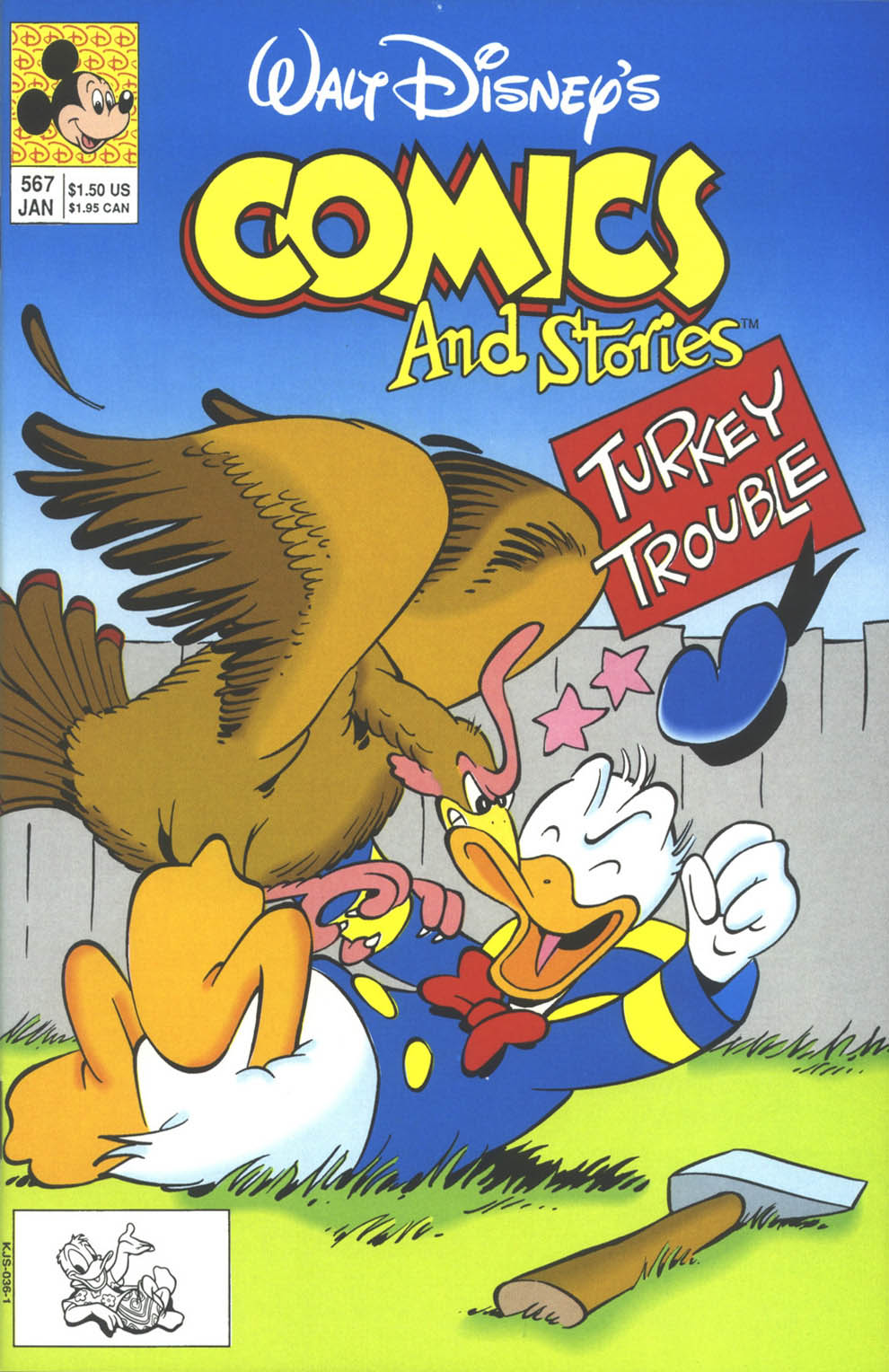 Read online Walt Disney's Comics and Stories comic -  Issue #567 - 1