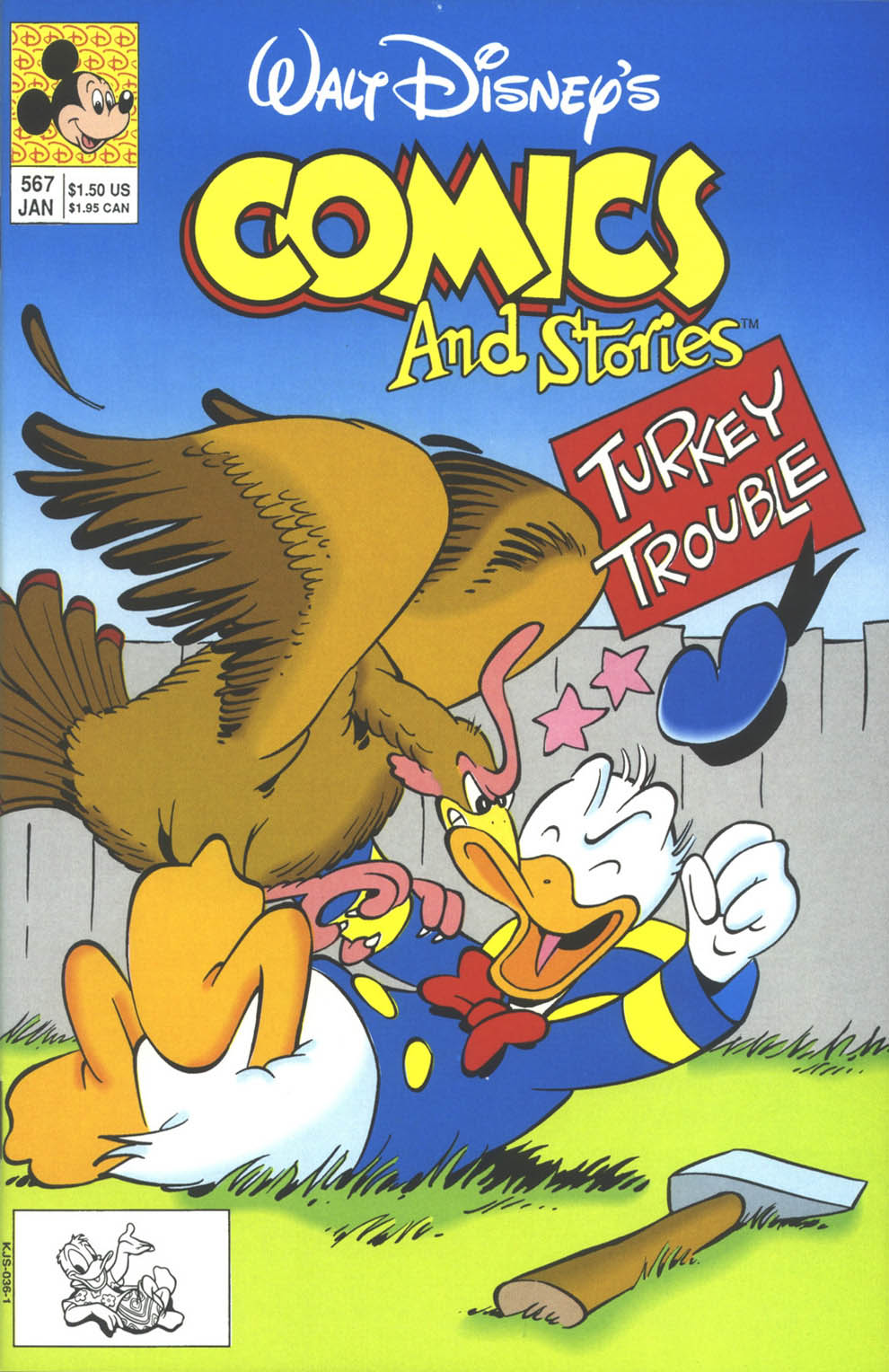 Read online Walt Disney's Comics and Stories comic -  Issue #567 - 1