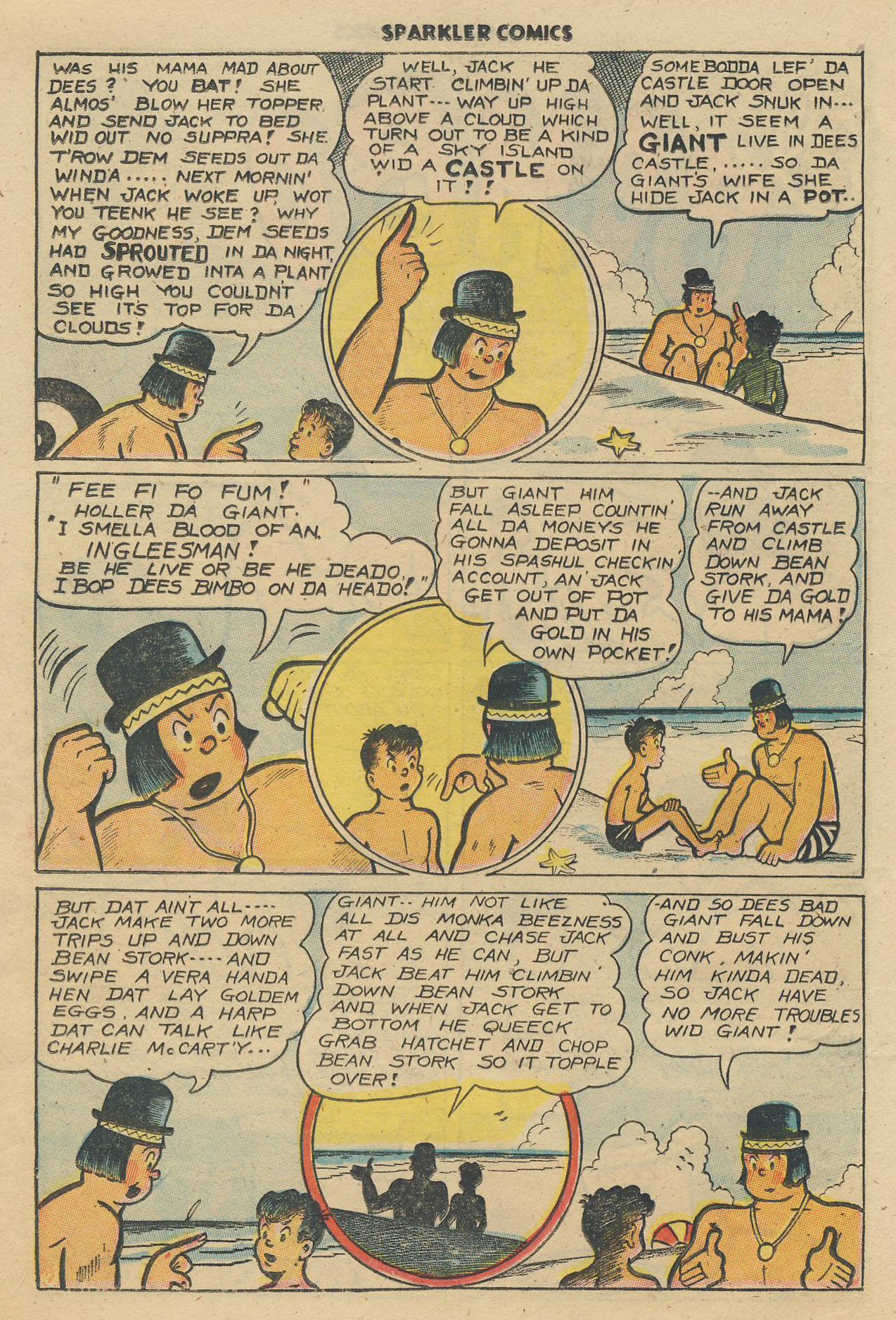 Read online Sparkler Comics comic -  Issue #60 - 16
