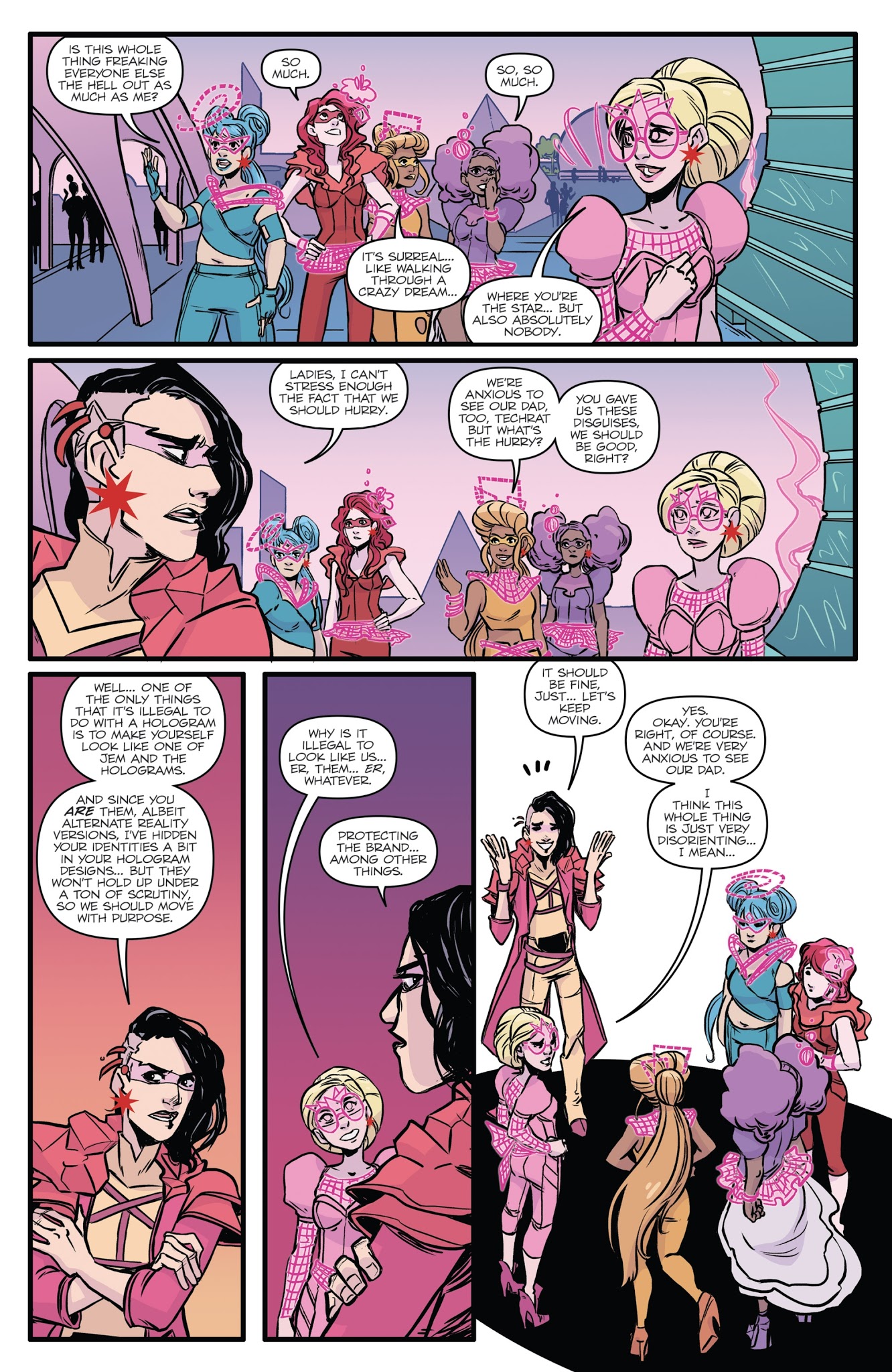 Read online Jem and the Holograms: Infinite comic -  Issue #2 - 6