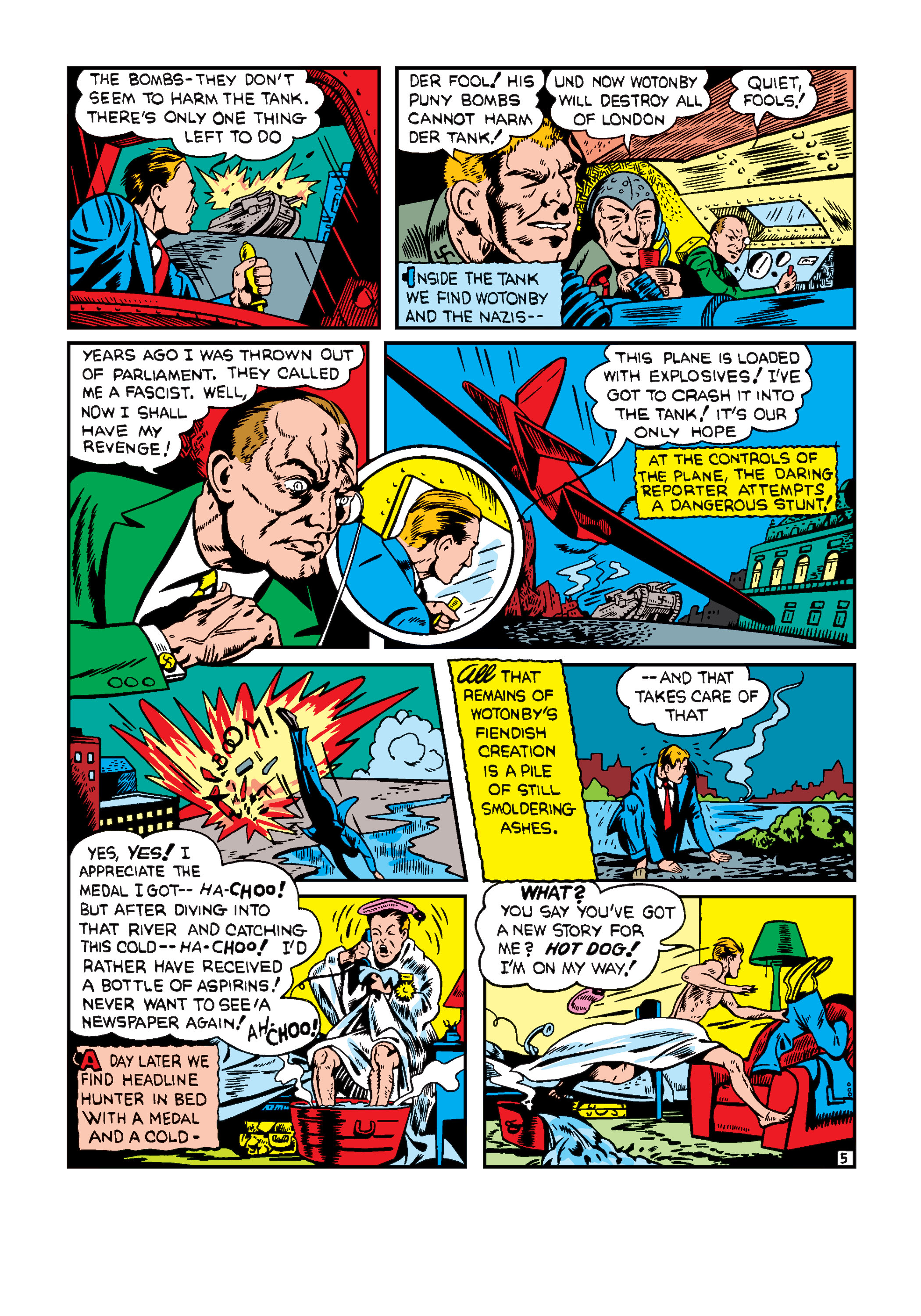 Read online Captain America Comics comic -  Issue #6 - 56
