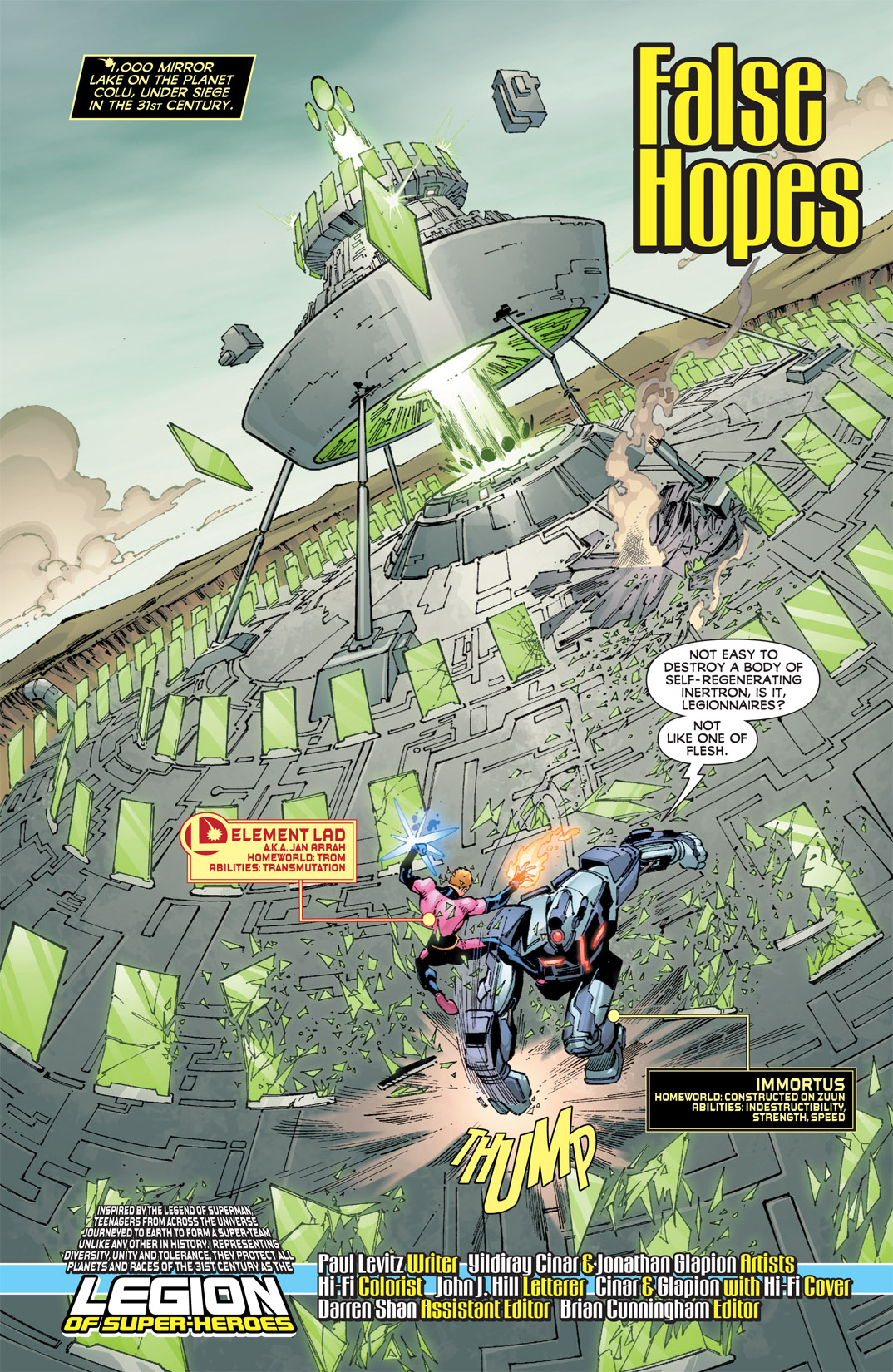 Read online Legion of Super-Heroes (2010) comic -  Issue #13 - 2