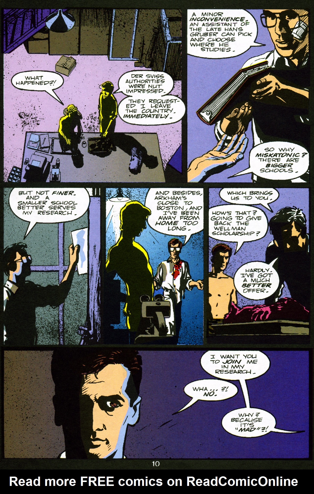 Read online Re-Animator (1991) comic -  Issue #2 - 12