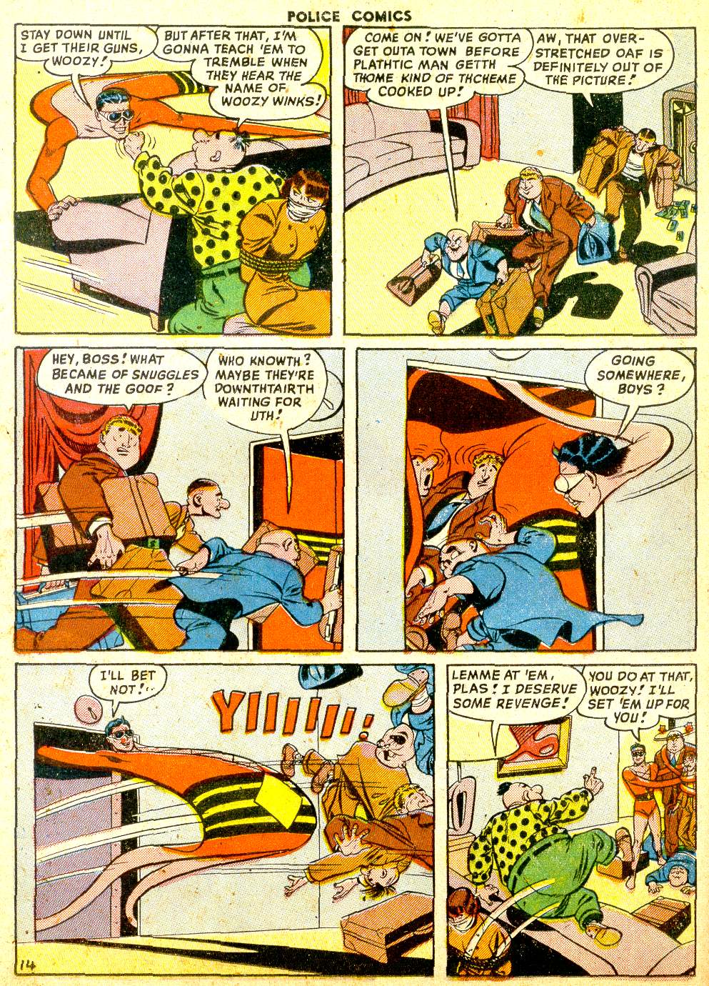 Read online Police Comics comic -  Issue #92 - 16