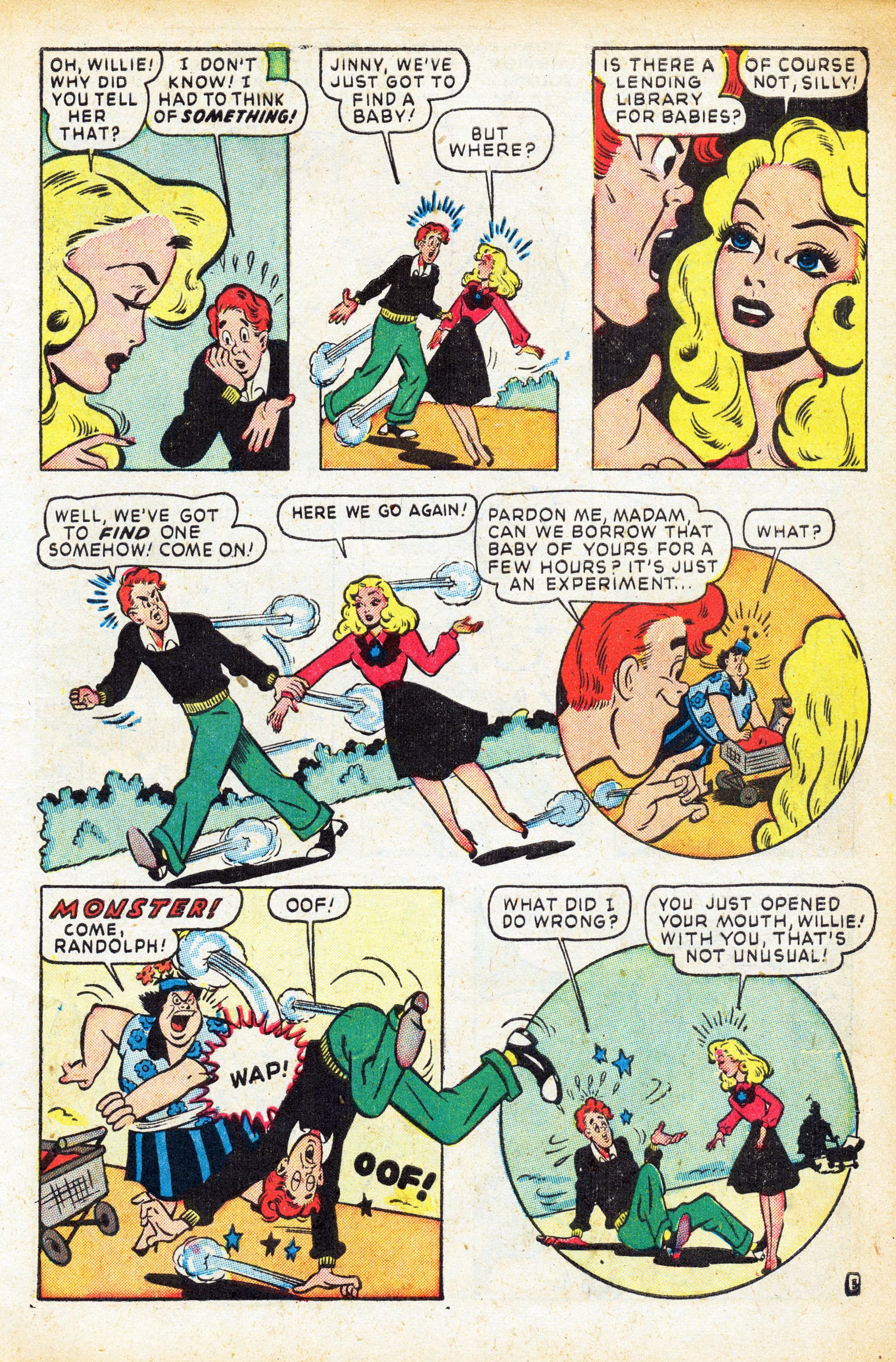 Read online Willie Comics (1946) comic -  Issue #16 - 5