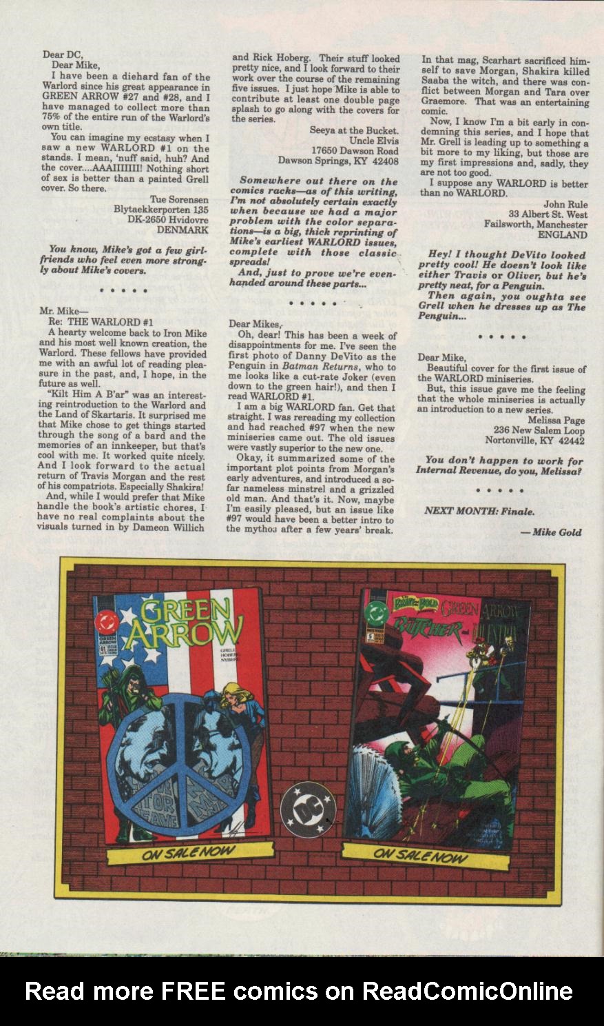 Read online Warlord (1992) comic -  Issue #5 - 28