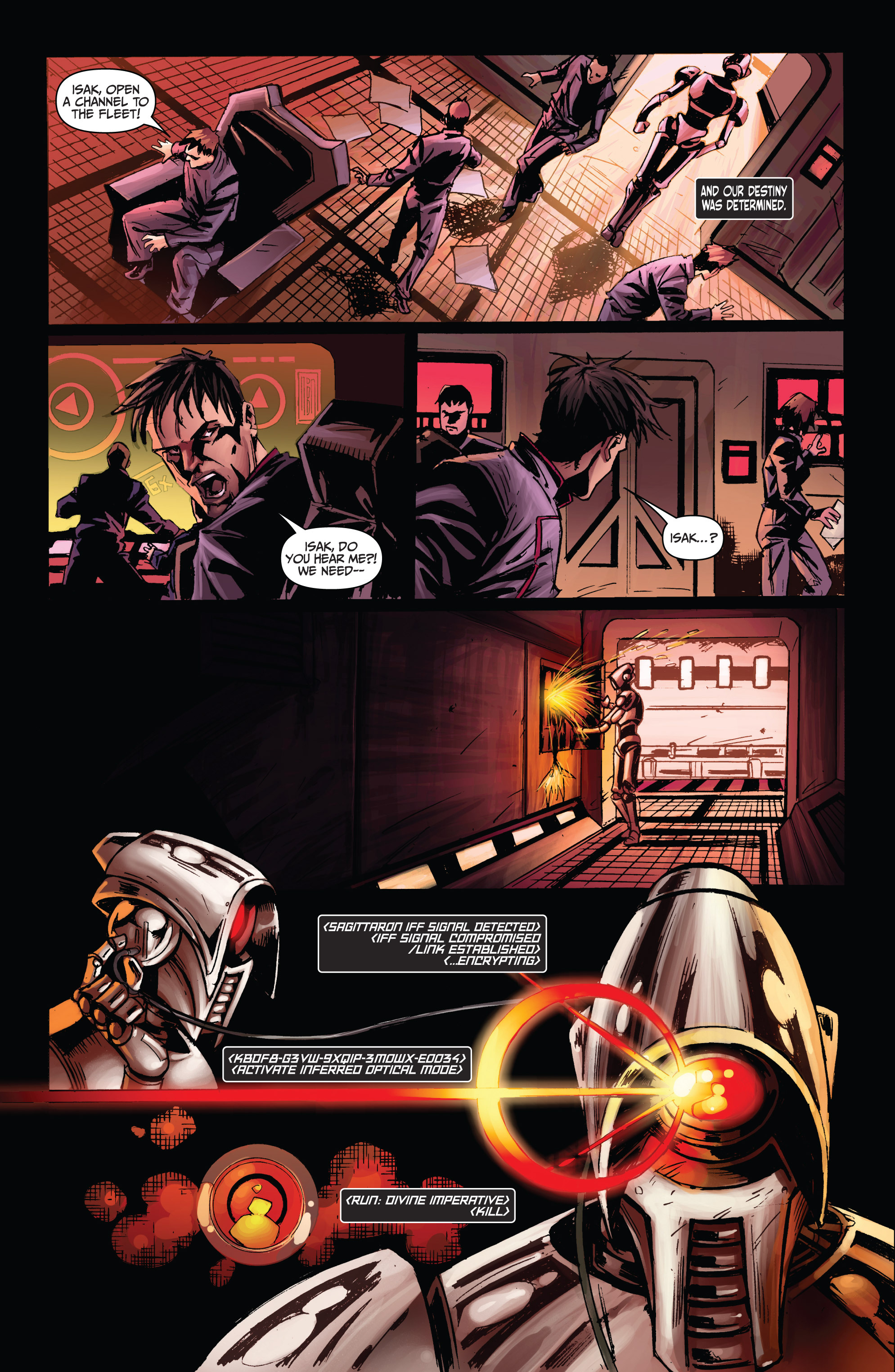 Read online Battlestar Galactica: Cylon War comic -  Issue #3 - 13