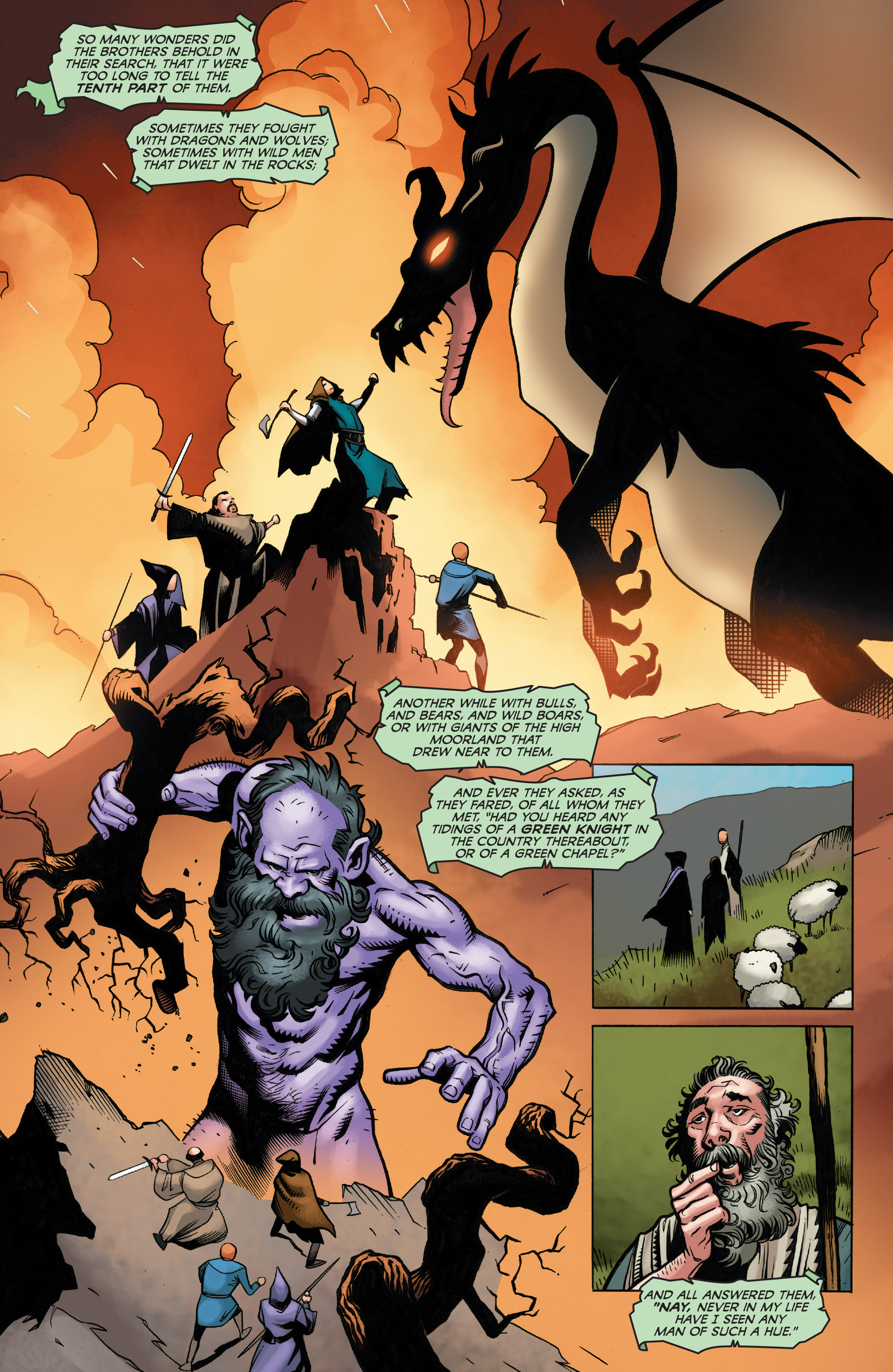 Read online Immortal Brothers: The Tale of the Green Knight comic -  Issue # Full - 17