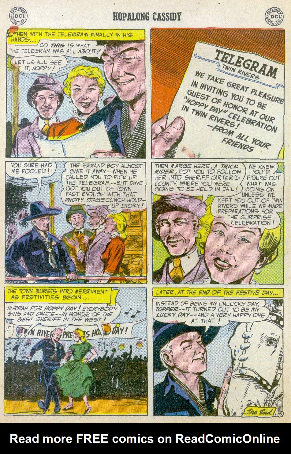 Read online Hopalong Cassidy comic -  Issue #98 - 12