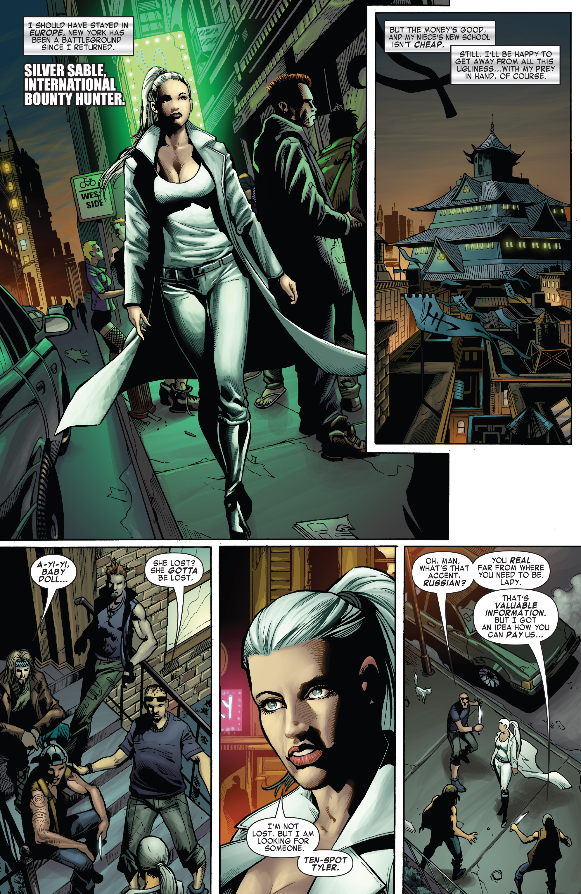 Read online Shadowland: Blood on the Streets comic -  Issue #1 - 11