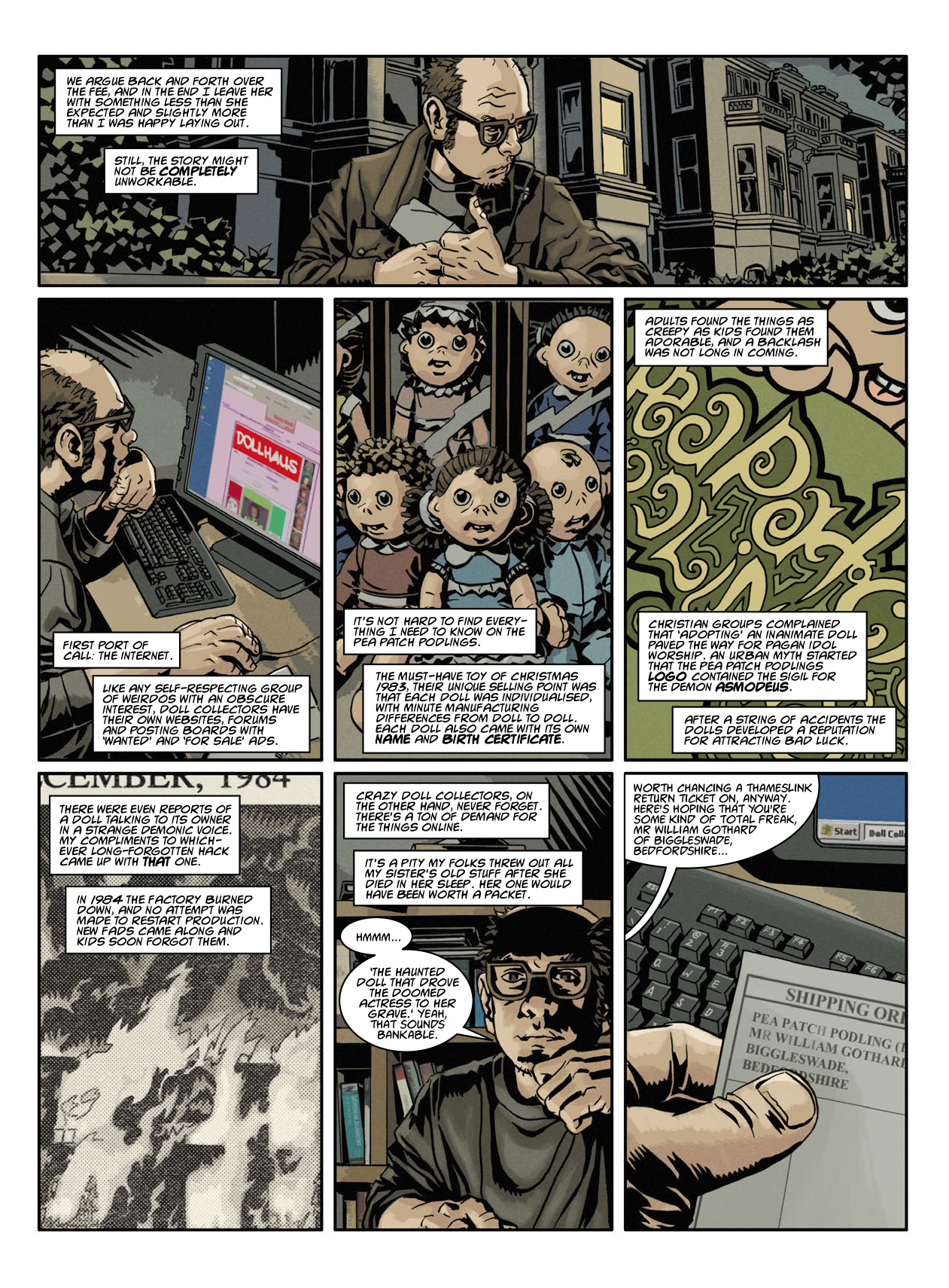 Read online Tharg's Creepy Chronicles comic -  Issue # TPB - 138