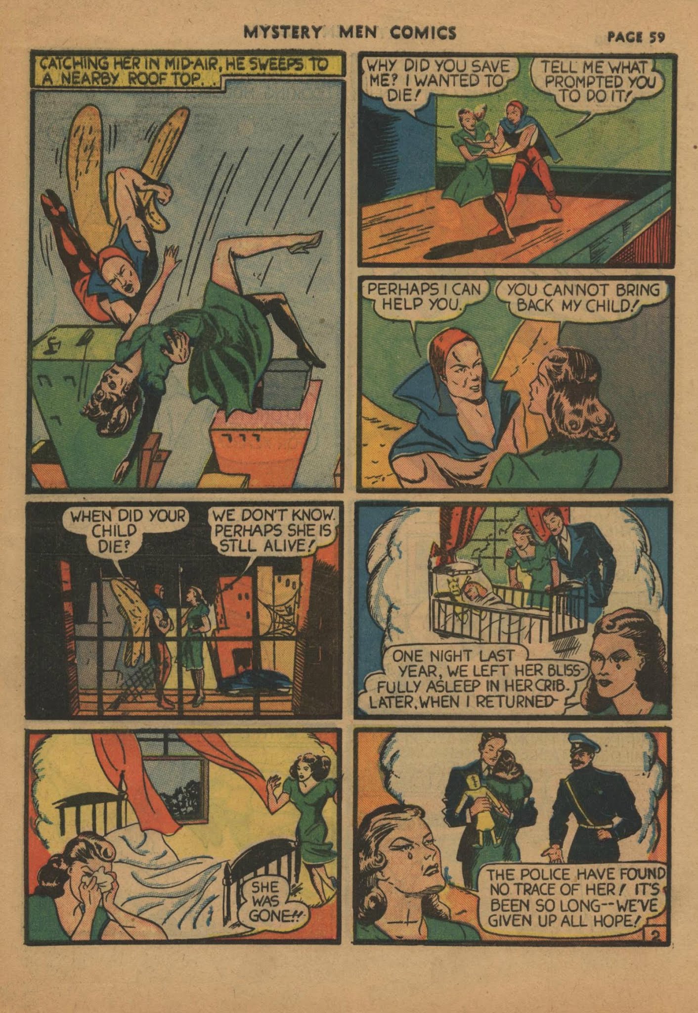 Read online Mystery Men Comics comic -  Issue #9 - 61