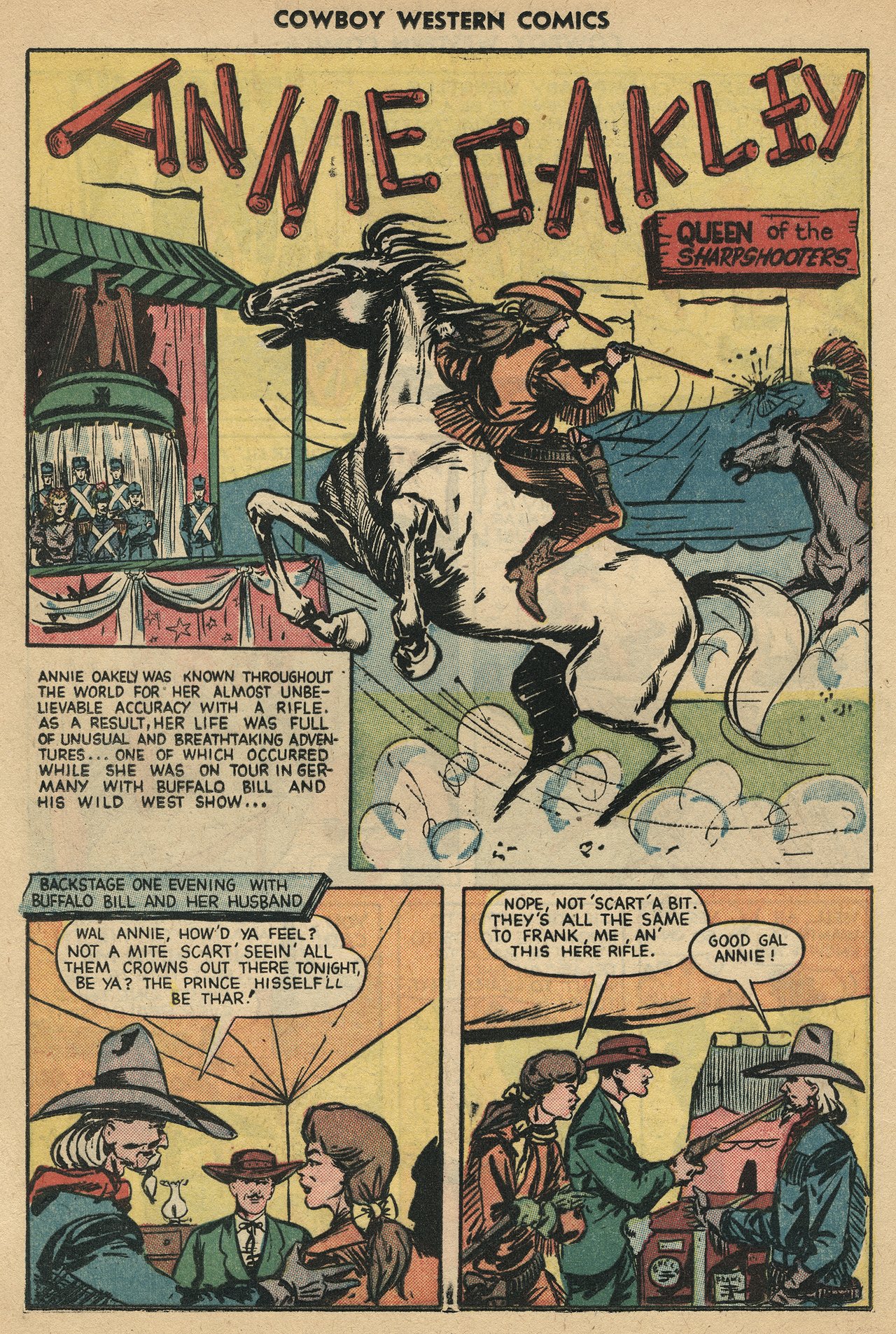 Read online Cowboy Western Comics (1948) comic -  Issue #34 - 12