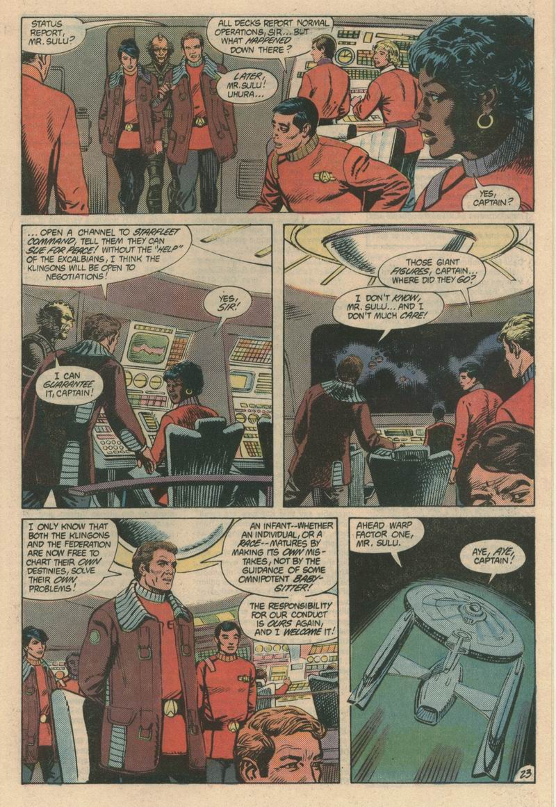 Read online Star Trek (1984) comic -  Issue #4 - 24