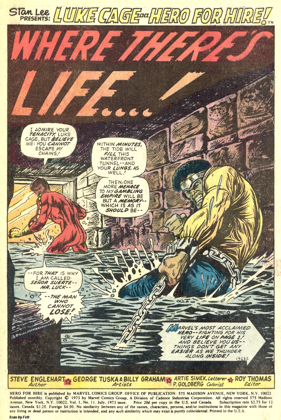 Read online Hero for Hire comic -  Issue #11 - 2