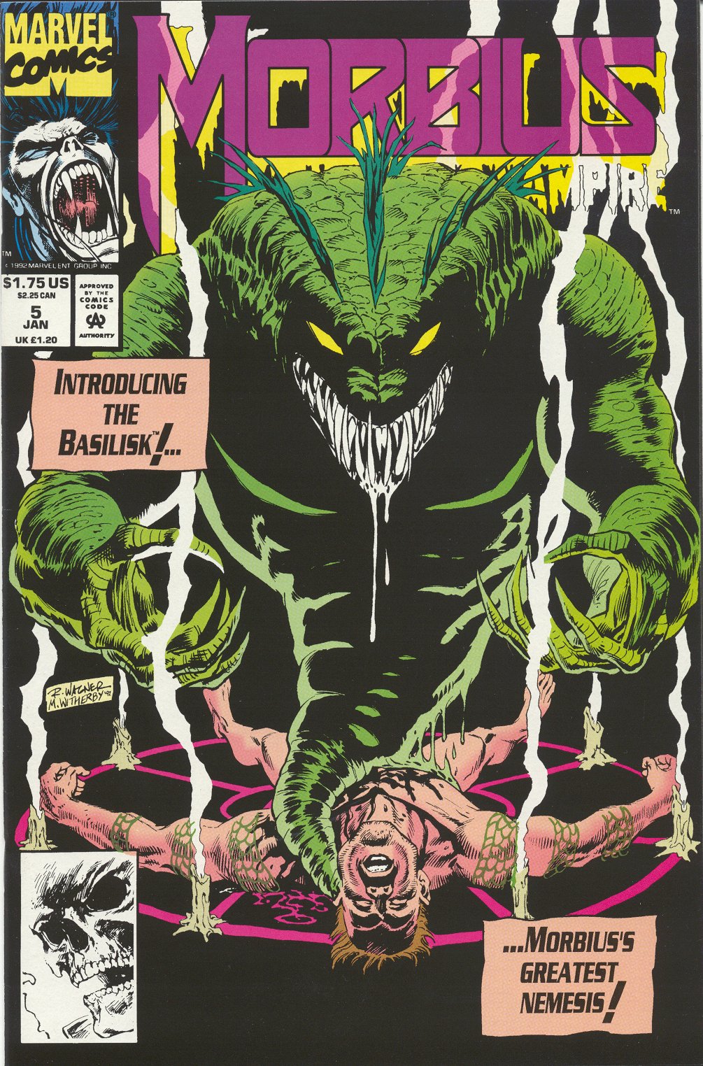 Read online Morbius: The Living Vampire (1992) comic -  Issue #5 - 1