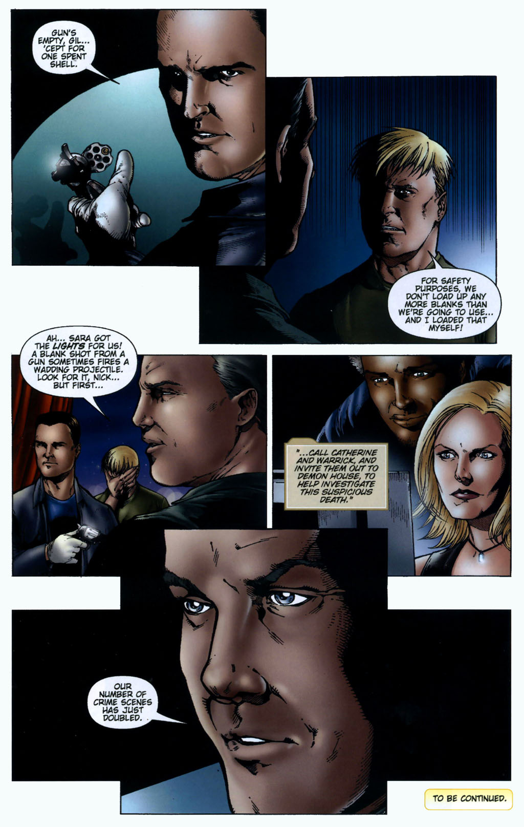 Read online CSI: Crime Scene Investigation: Demon House comic -  Issue #1 - 24