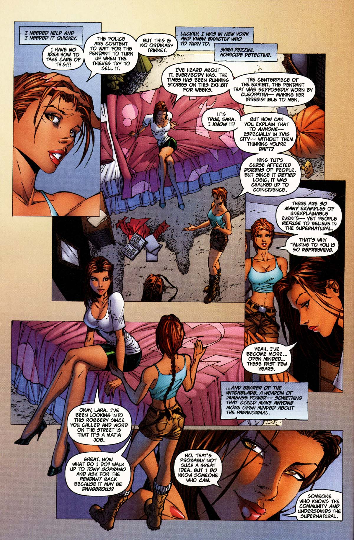 Read online Tomb Raider/The Darkness Special comic -  Issue # Full - 6