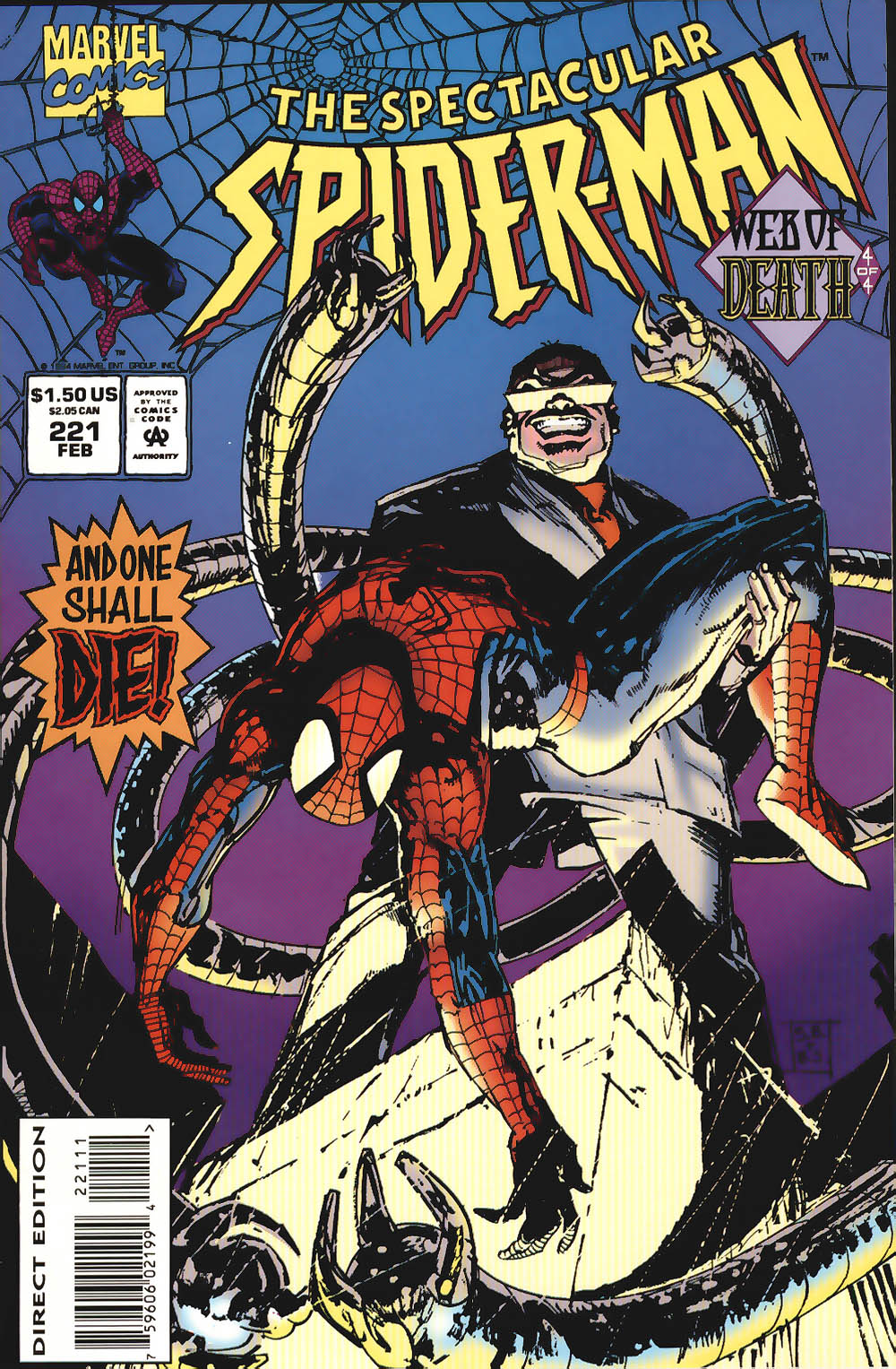 Read online The Spectacular Spider-Man (1976) comic -  Issue #221 - 1
