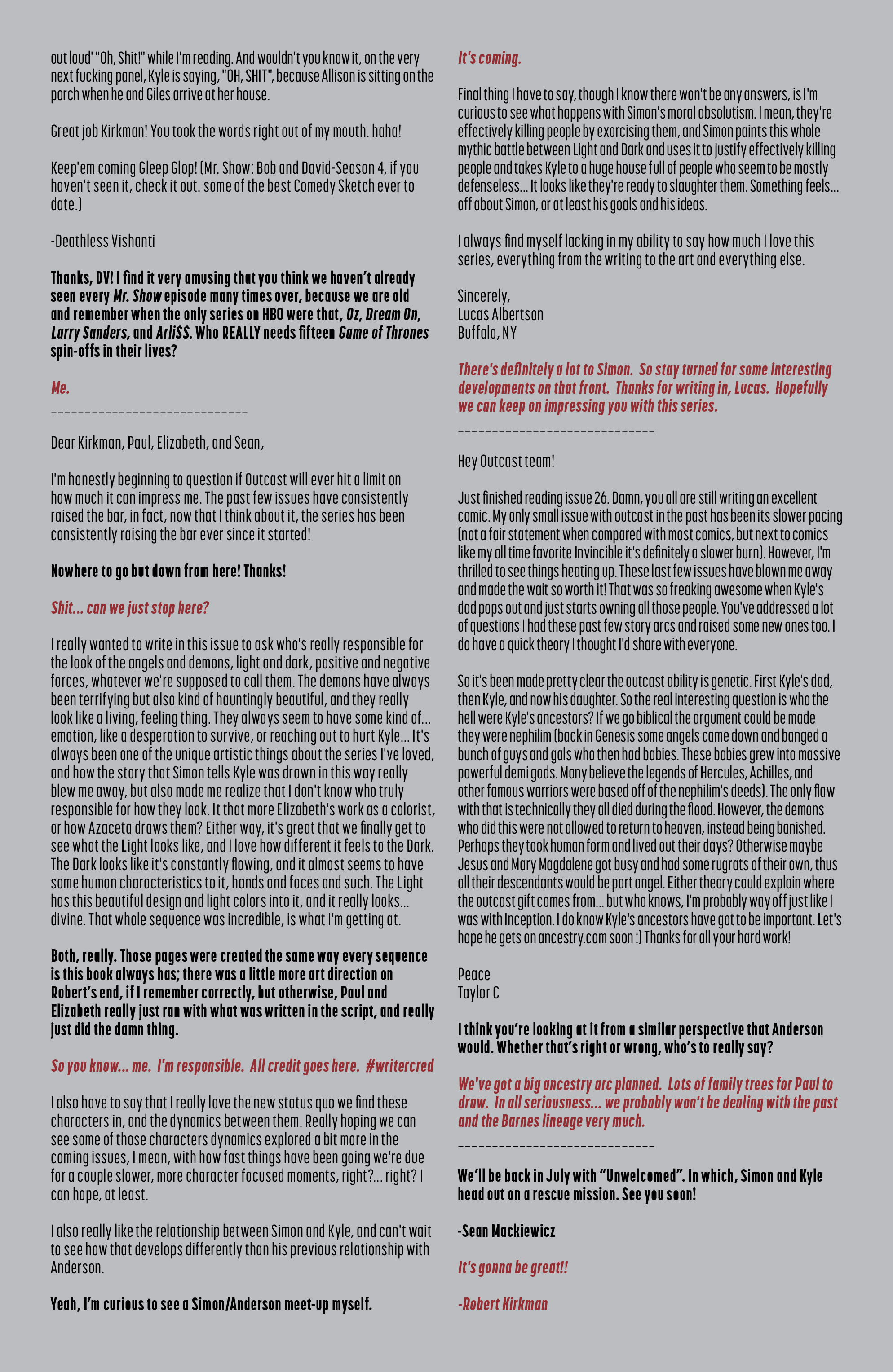 Read online Outcast by Kirkman & Azaceta comic -  Issue #28 - 24