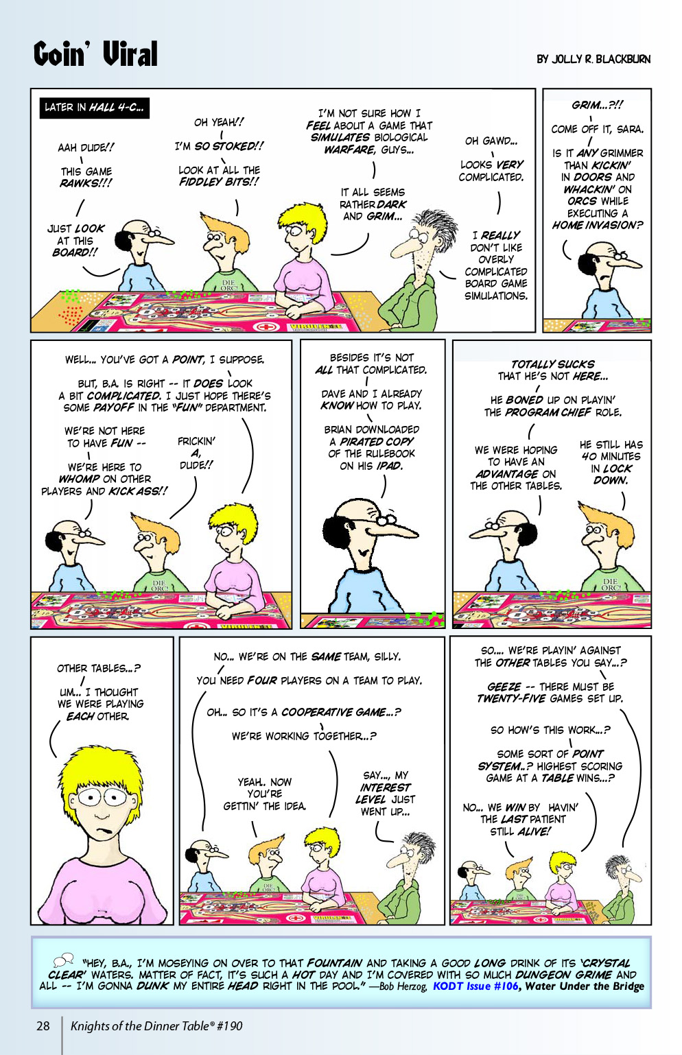 Read online Knights of the Dinner Table comic -  Issue #190 - 30