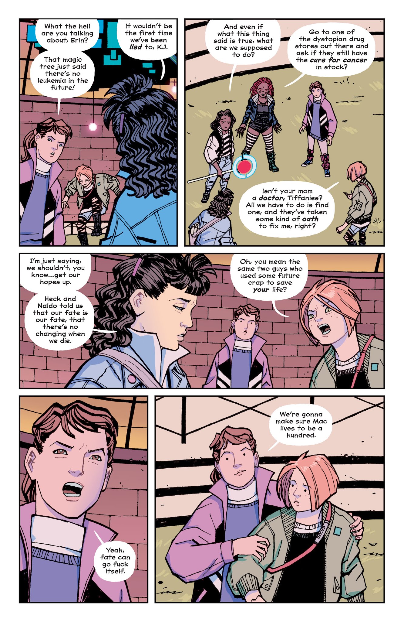 Read online Paper Girls comic -  Issue #22 - 10