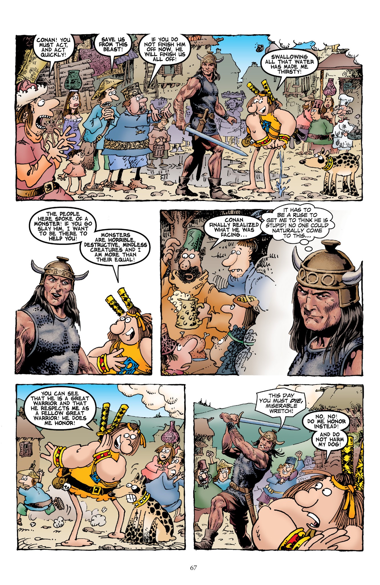 Read online Groo vs. Conan comic -  Issue # TPB - 69
