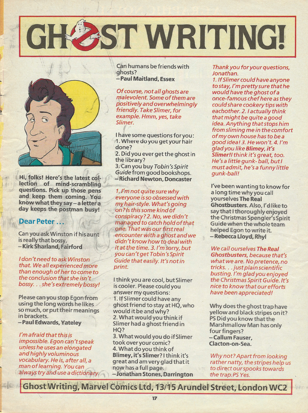 Read online The Real Ghostbusters comic -  Issue #41 - 17