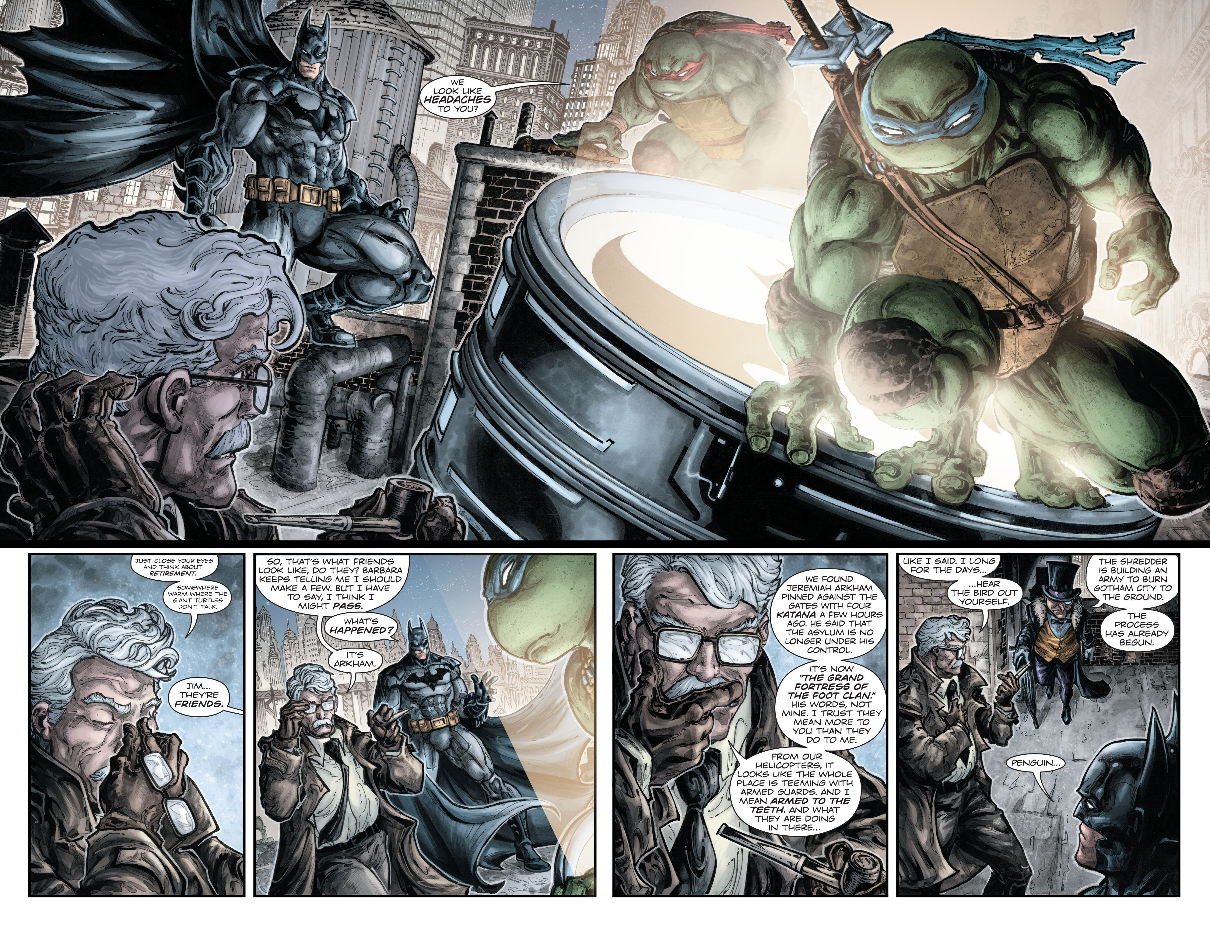 Read online Batman/Teenage Mutant Ninja Turtles comic -  Issue #5 - 5