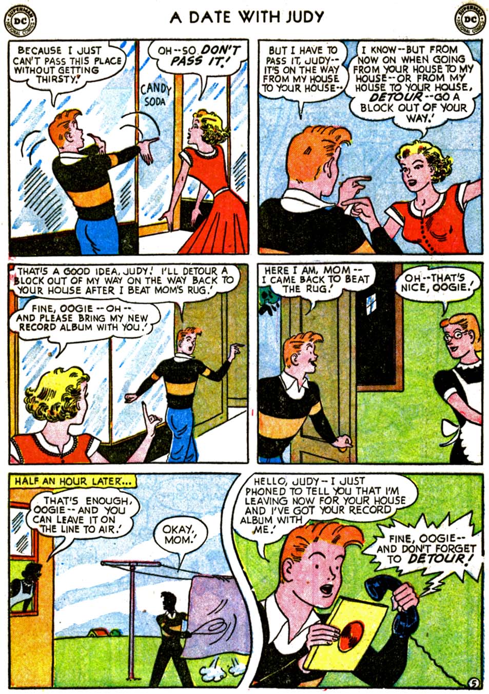 Read online A Date with Judy comic -  Issue #29 - 7