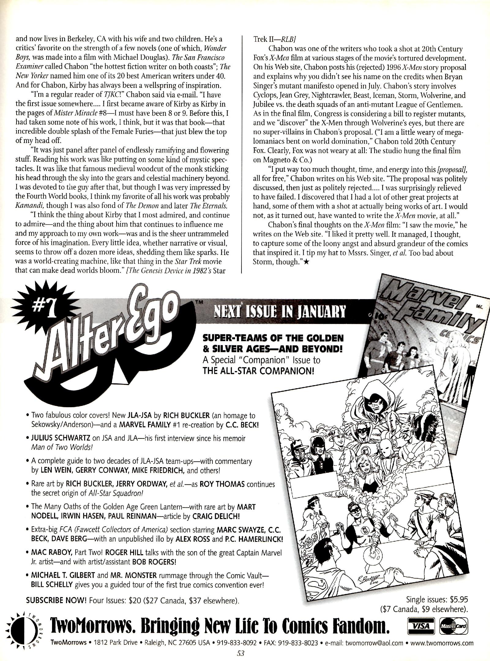 Read online The Jack Kirby Collector comic -  Issue #30 - 51