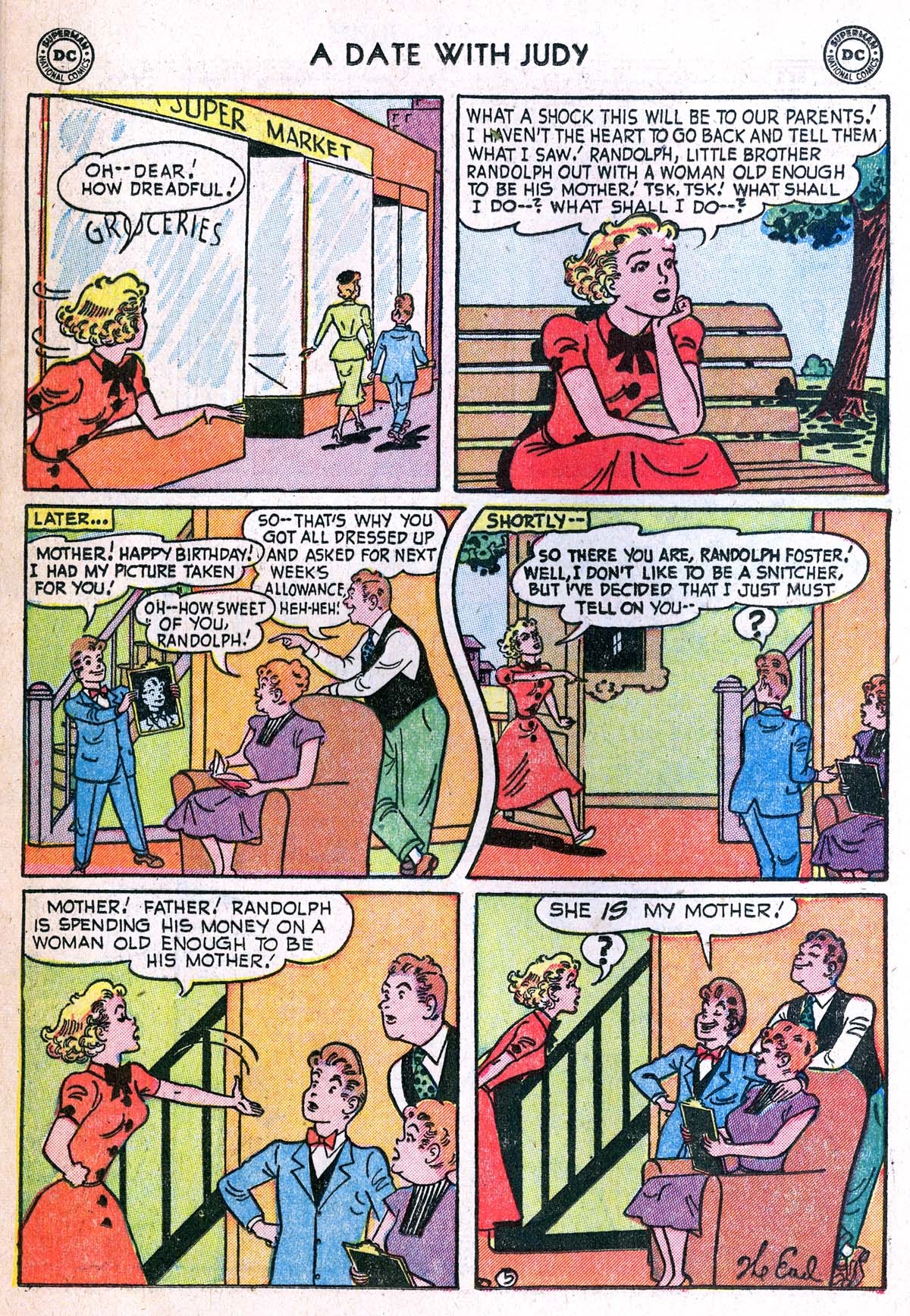 Read online A Date with Judy comic -  Issue #33 - 24