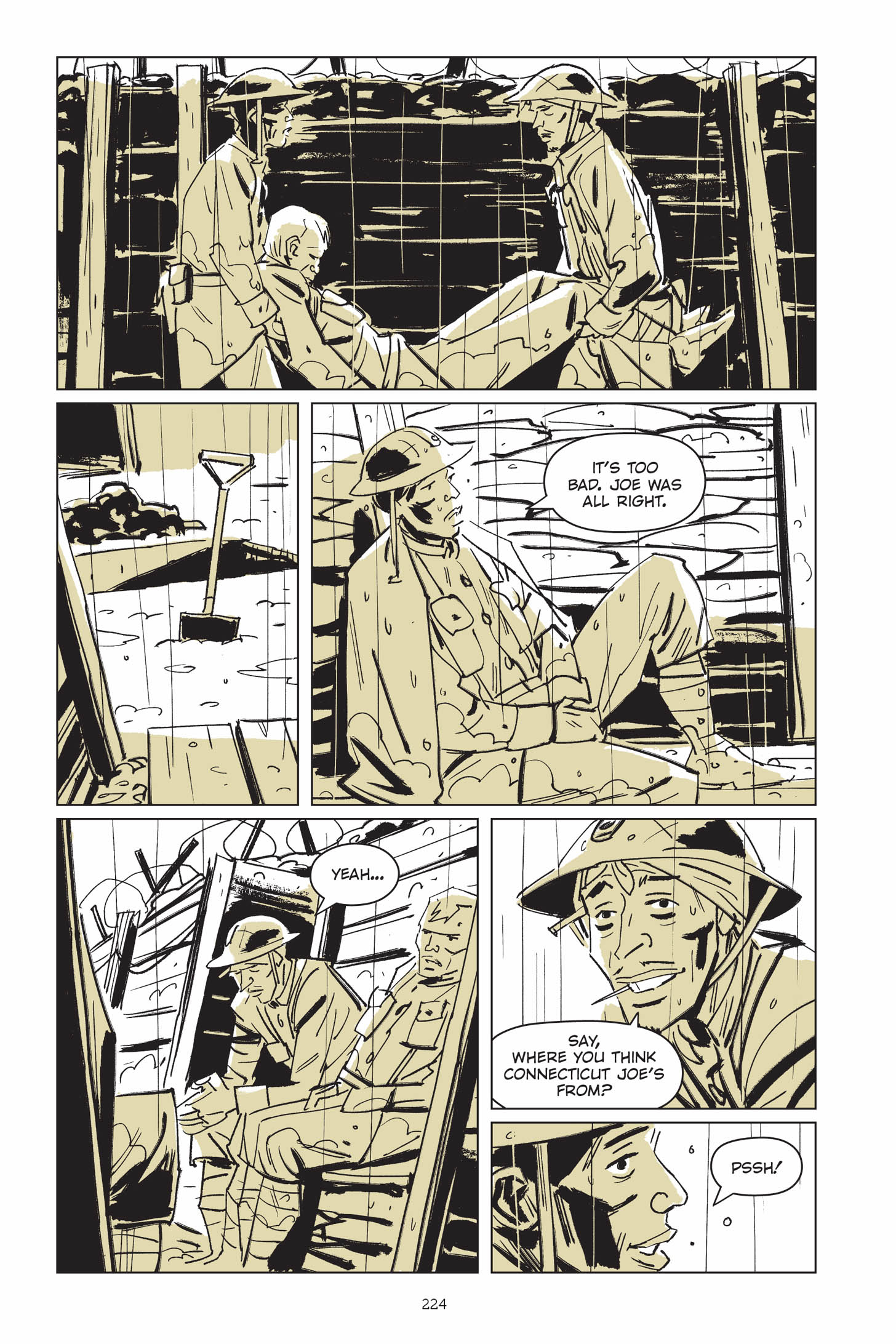 Read online Now Let Me Fly: A Portrait of Eugene Bullard comic -  Issue # TPB (Part 3) - 22