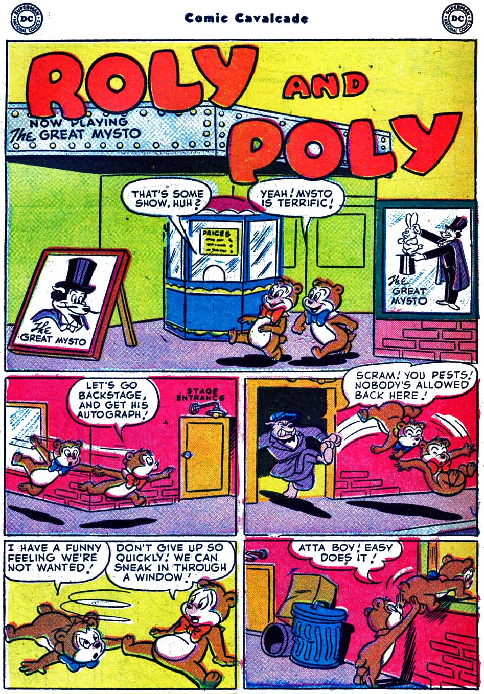 Read online Comic Cavalcade comic -  Issue #53 - 61