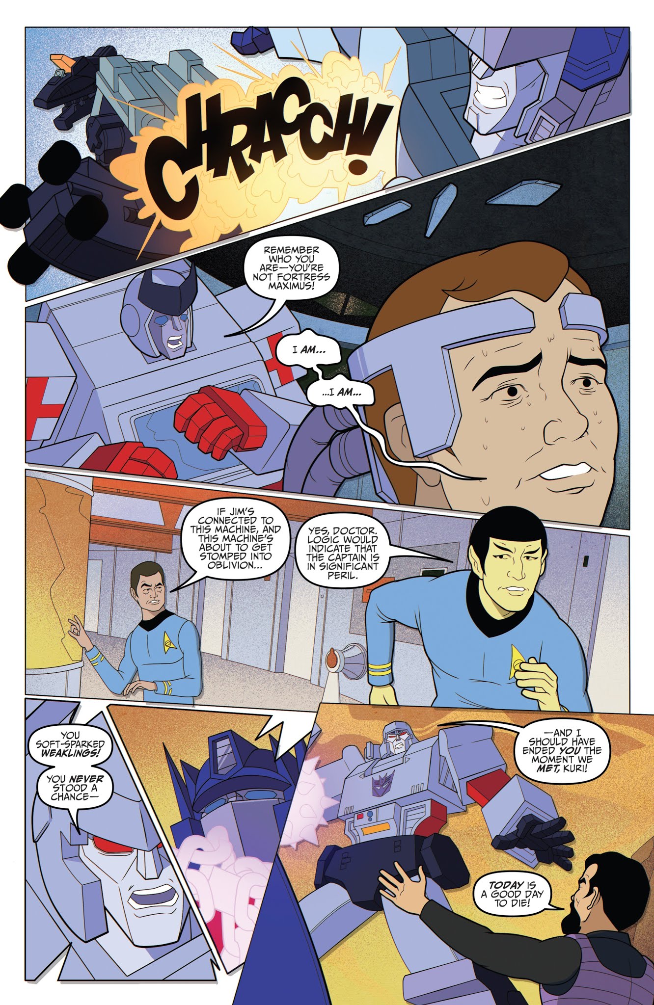 Read online Star Trek vs. Transformers comic -  Issue #4 - 11