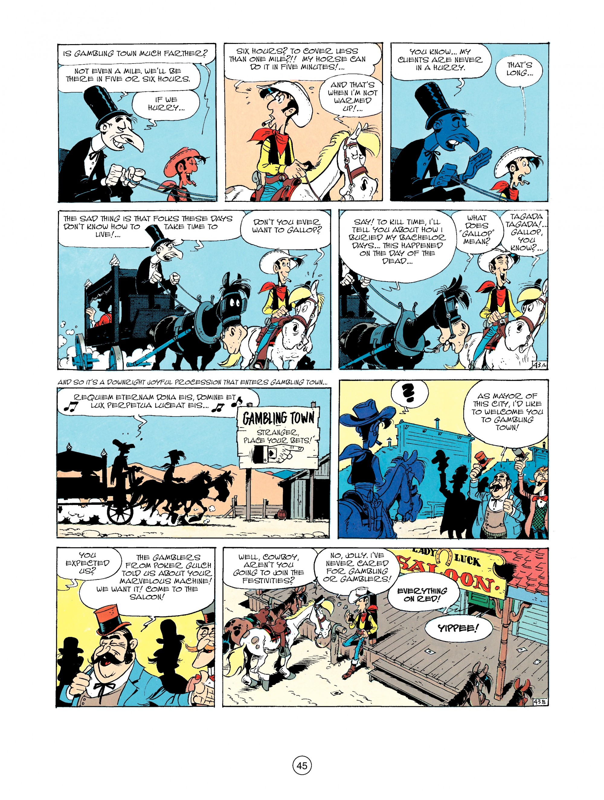 Read online A Lucky Luke Adventure comic -  Issue #33 - 45