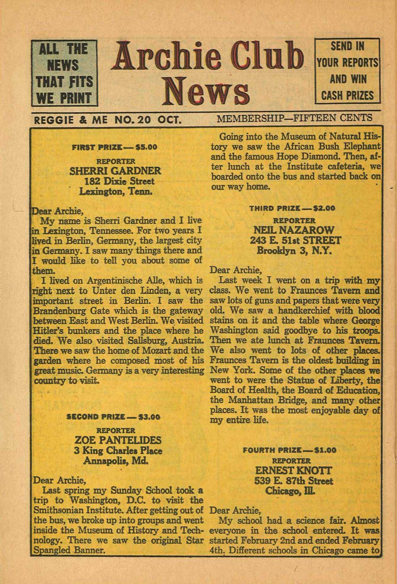 Read online Reggie and Me (1966) comic -  Issue #20 - 26