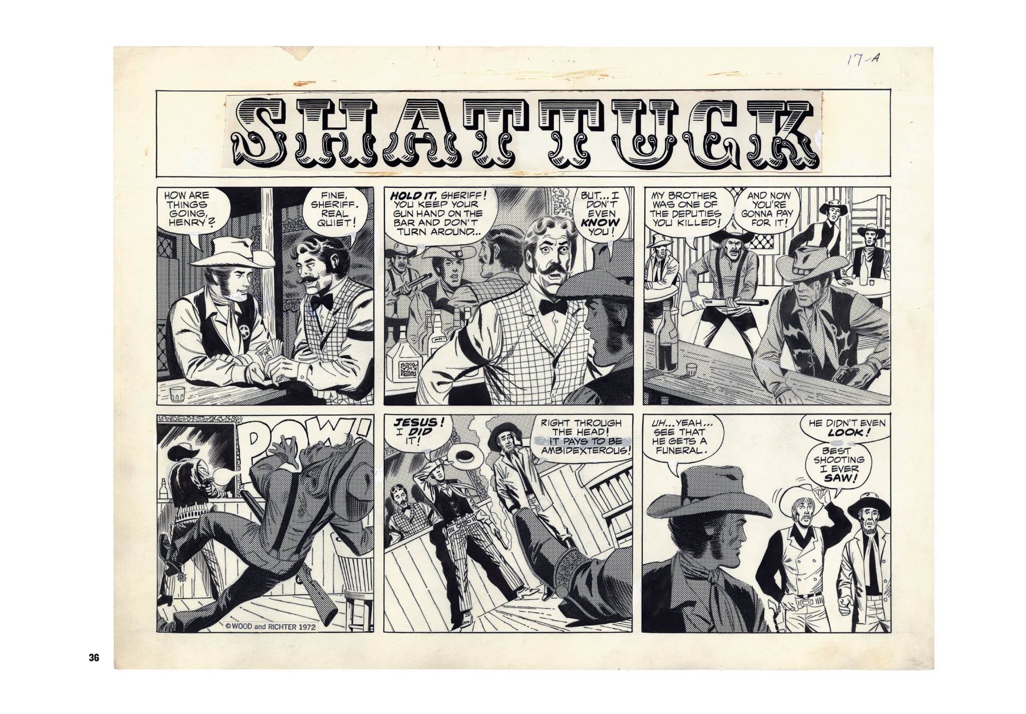 Read online Wallace Wood Presents Shattuck comic -  Issue # TPB - 36