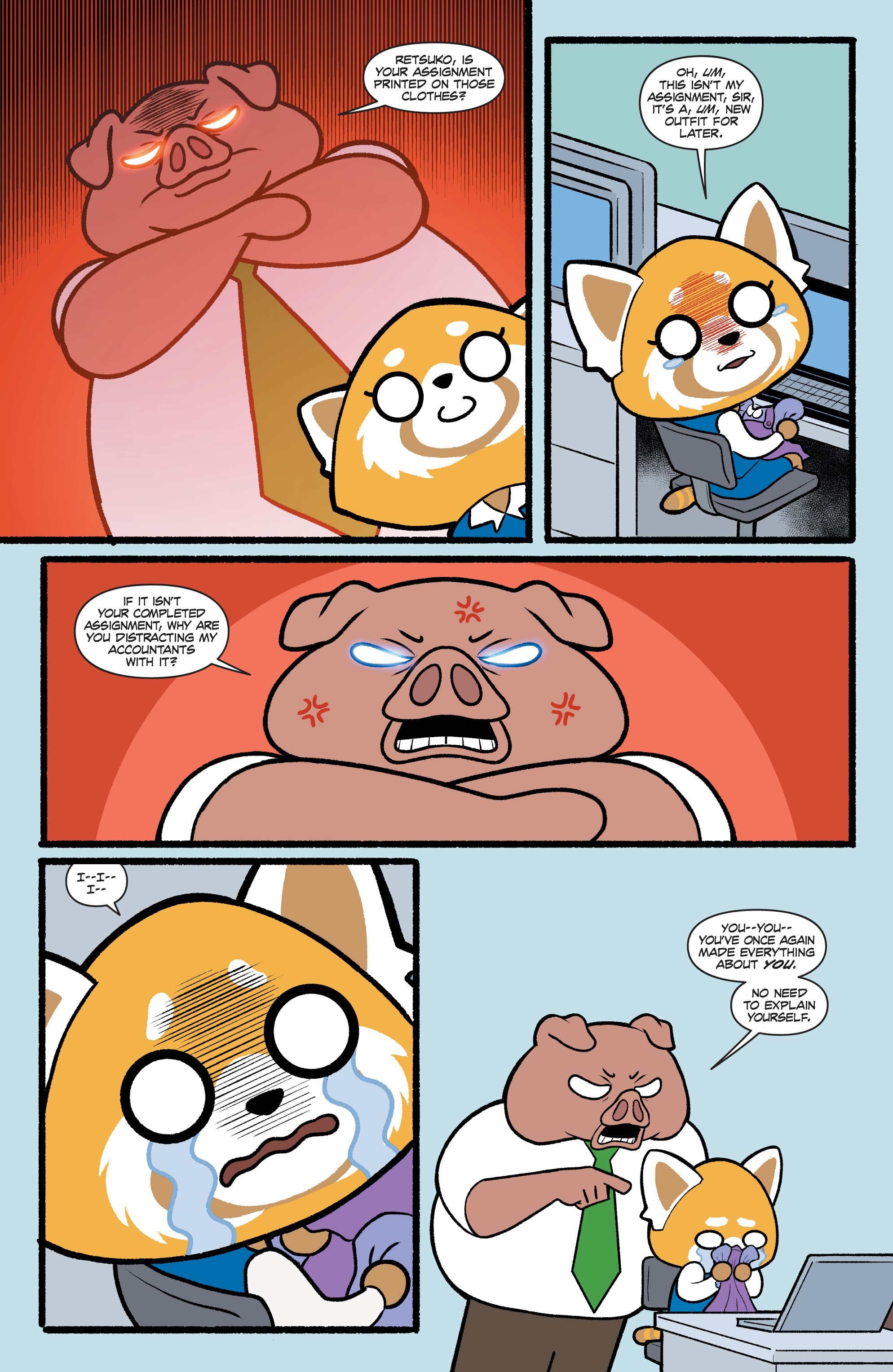 Read online Aggretsuko: Meet Her World comic -  Issue #3 - 6