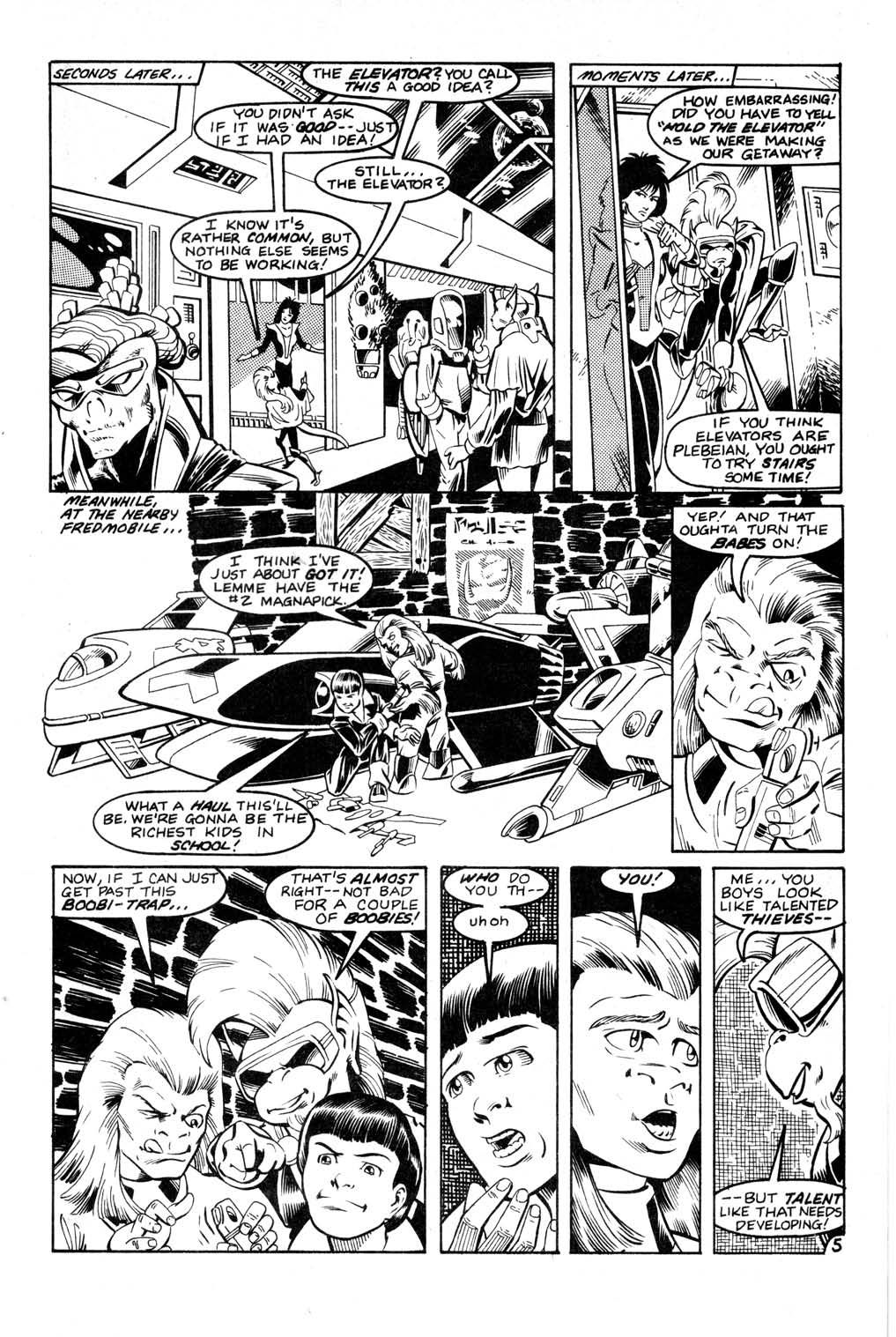 Read online Aristocratic Xtraterrestrial Time-Traveling Thieves comic -  Issue #2 - 7