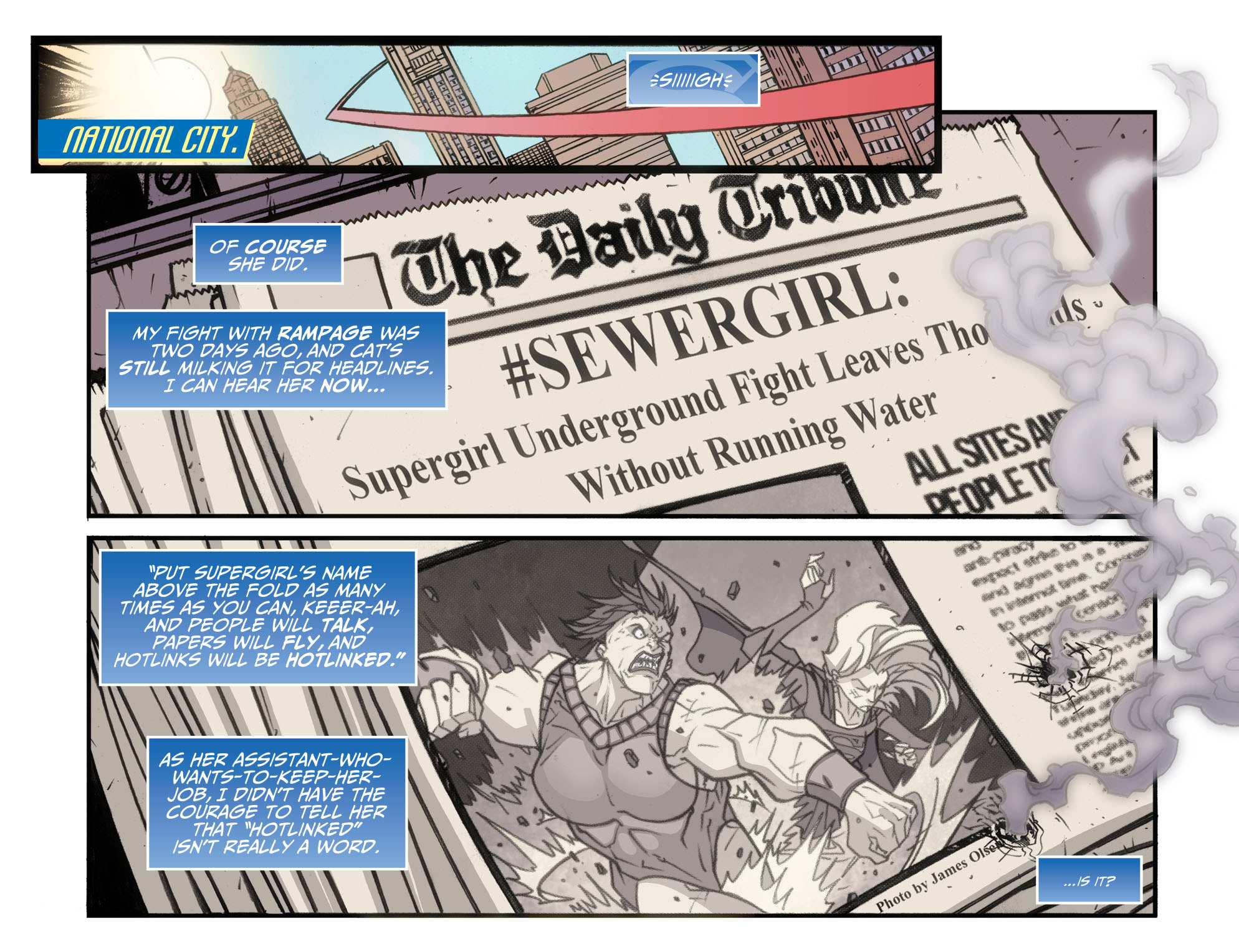 Read online Adventures of Supergirl comic -  Issue #4 - 3