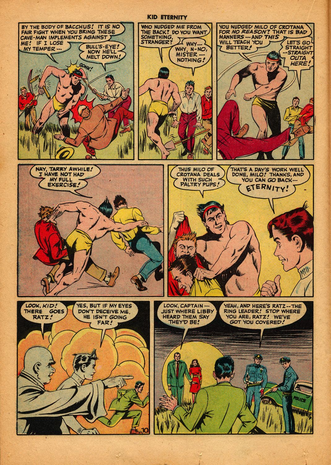 Read online Kid Eternity (1946) comic -  Issue #5 - 24