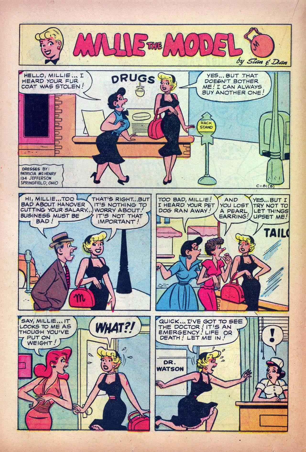 Read online Millie the Model comic -  Issue #42 - 18