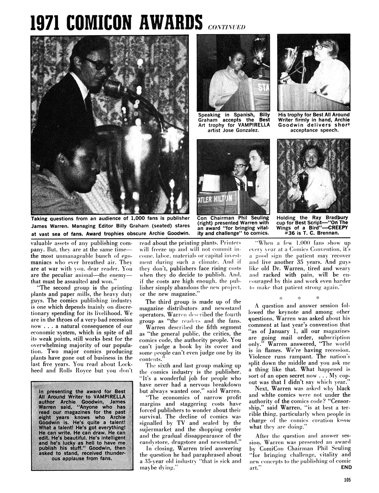 Read online Eerie Archives comic -  Issue # TPB 8 - 106