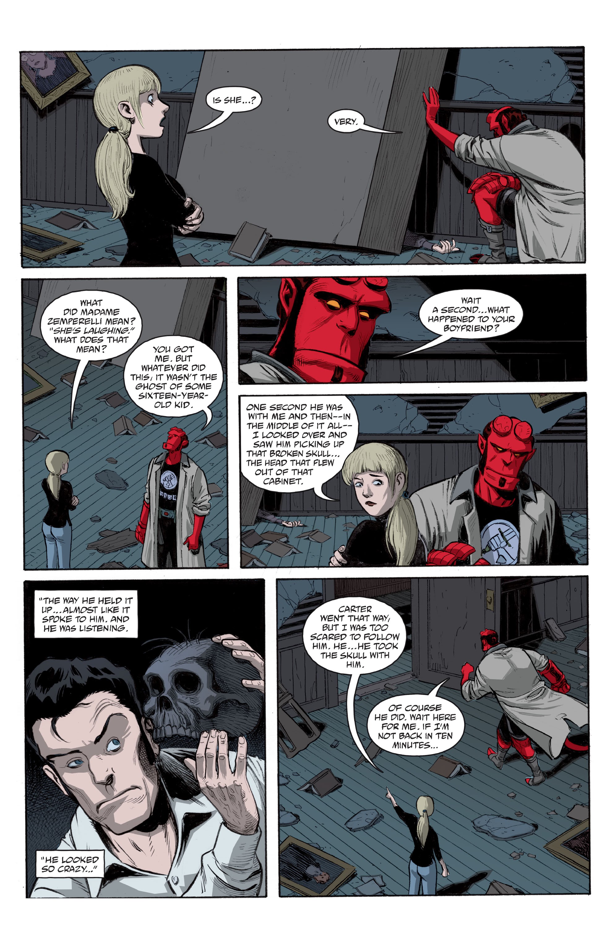 Read online Hellboy and the B.P.R.D.: The Secret of Chesbro House comic -  Issue #2 - 8