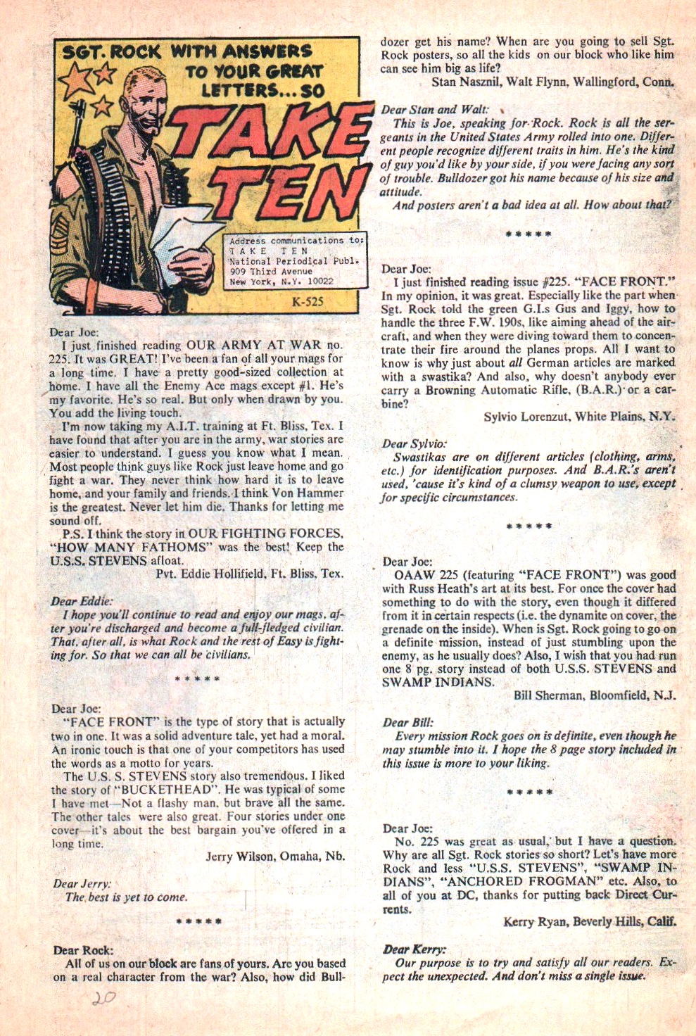 Read online Our Army at War (1952) comic -  Issue #228 - 19