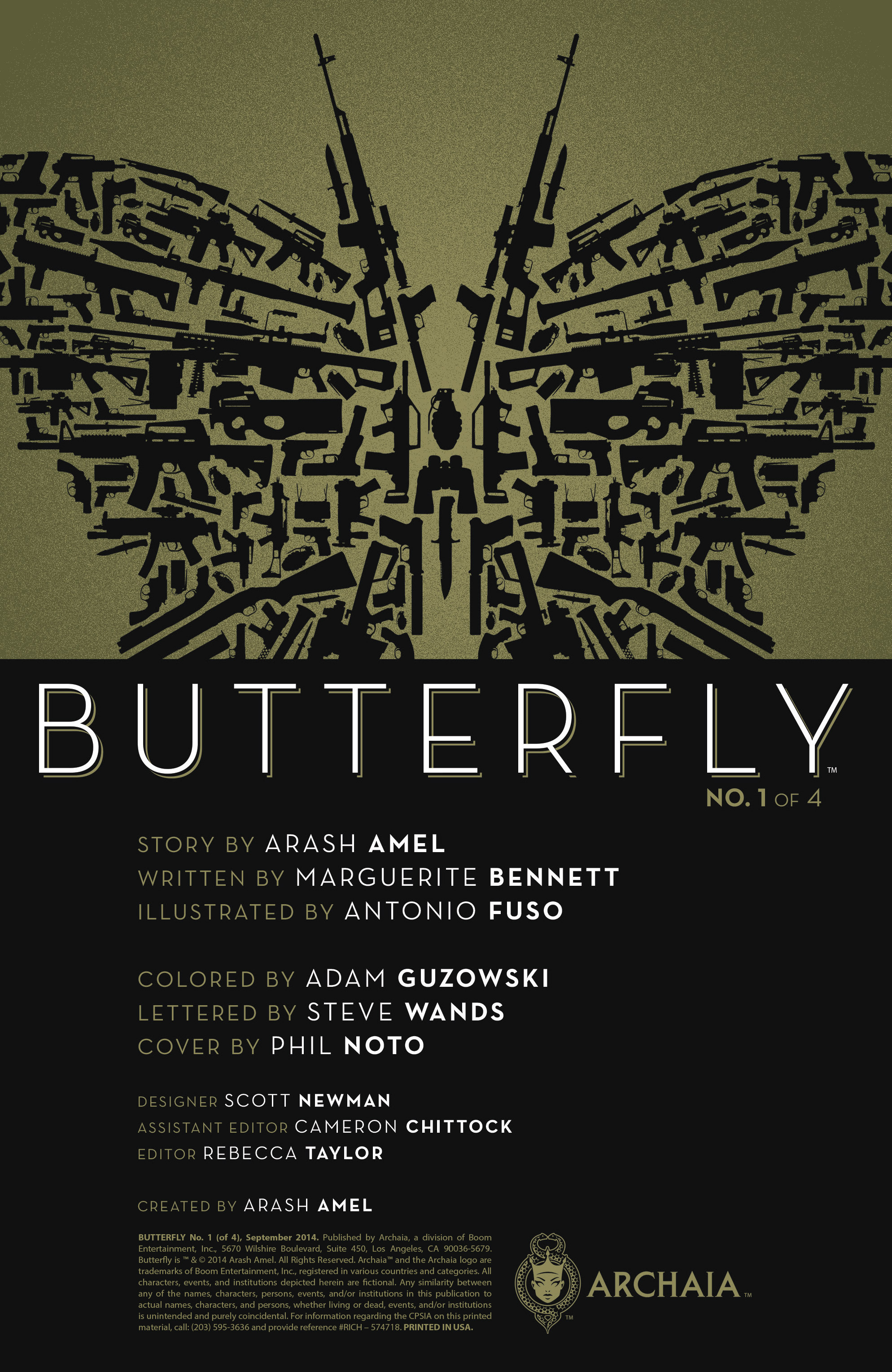 Read online Butterfly comic -  Issue #1 - 2