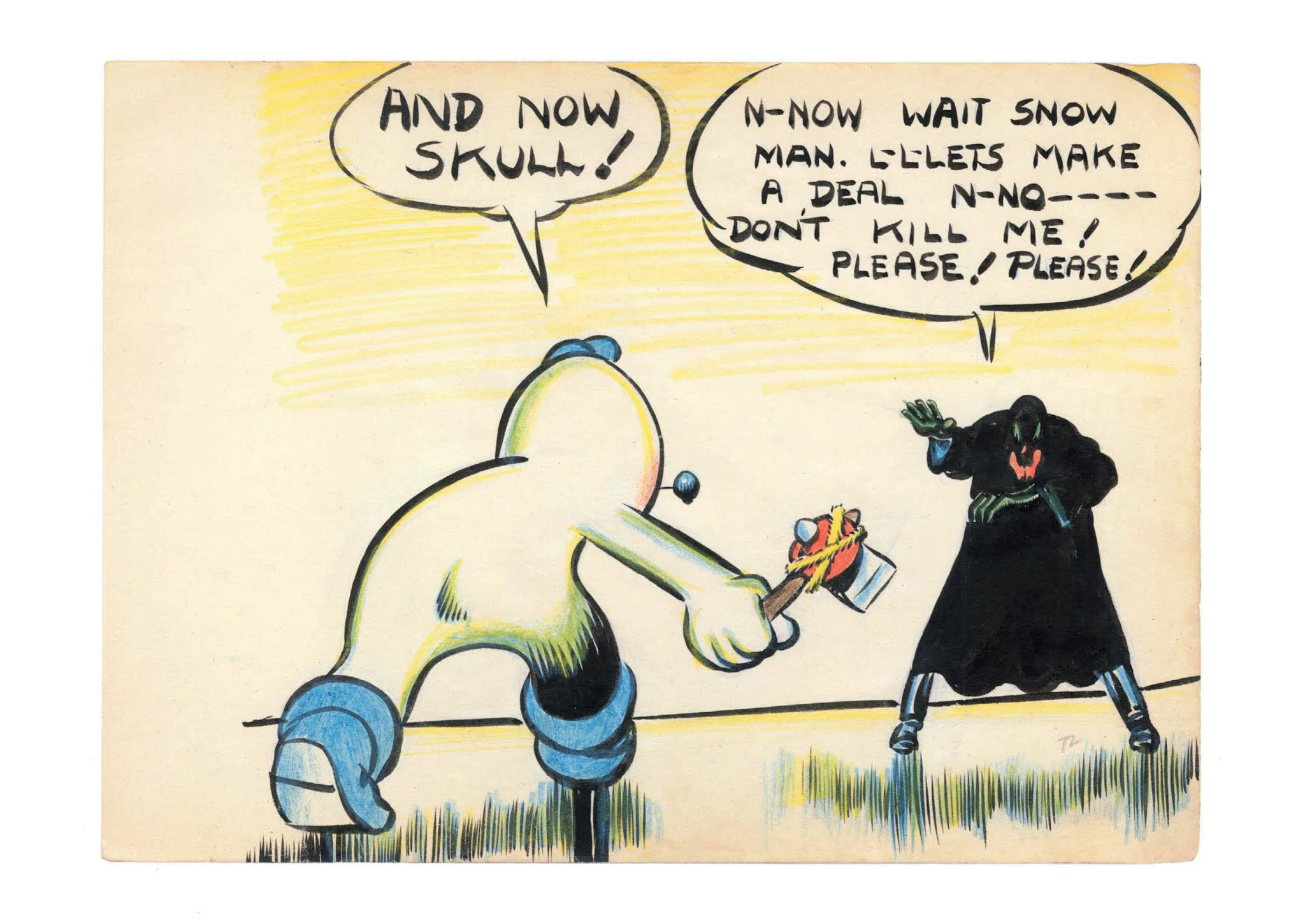 Read online Frank Frazetta's The Adventures of the Snow Man comic -  Issue # TPB - 79