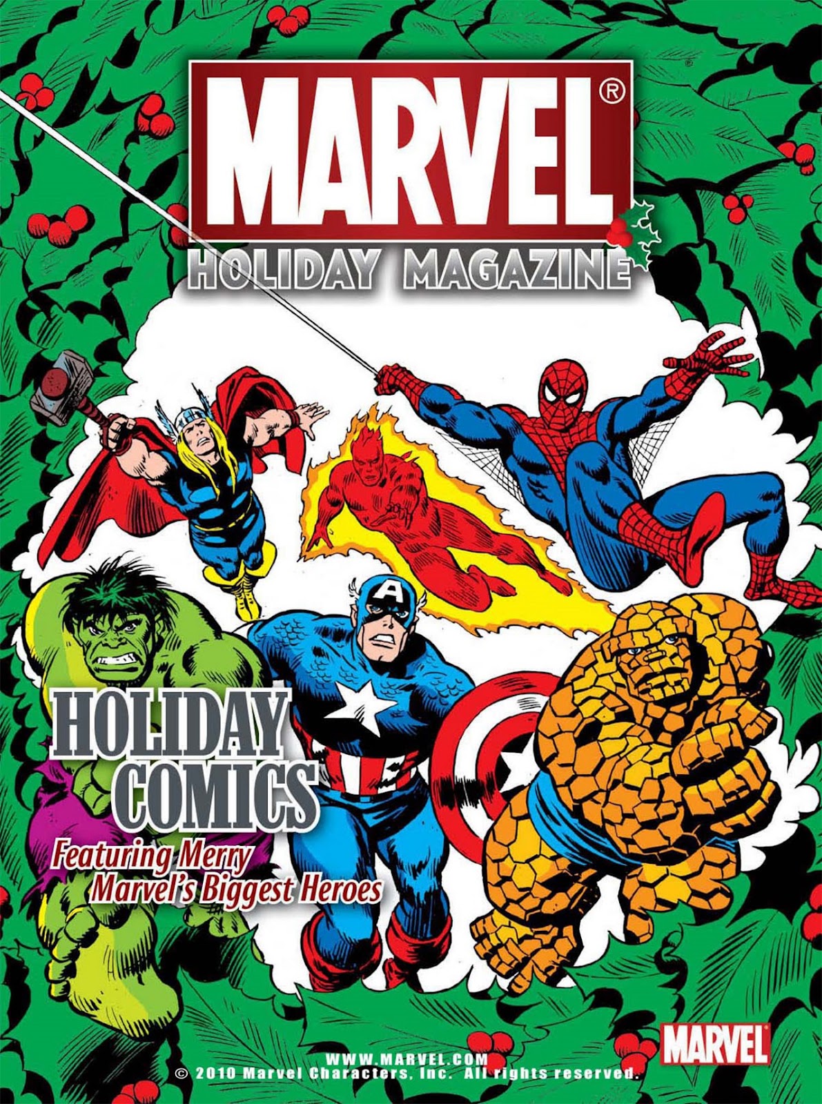 Marvel Holiday Magazine 2010 issue 3 - Page 1