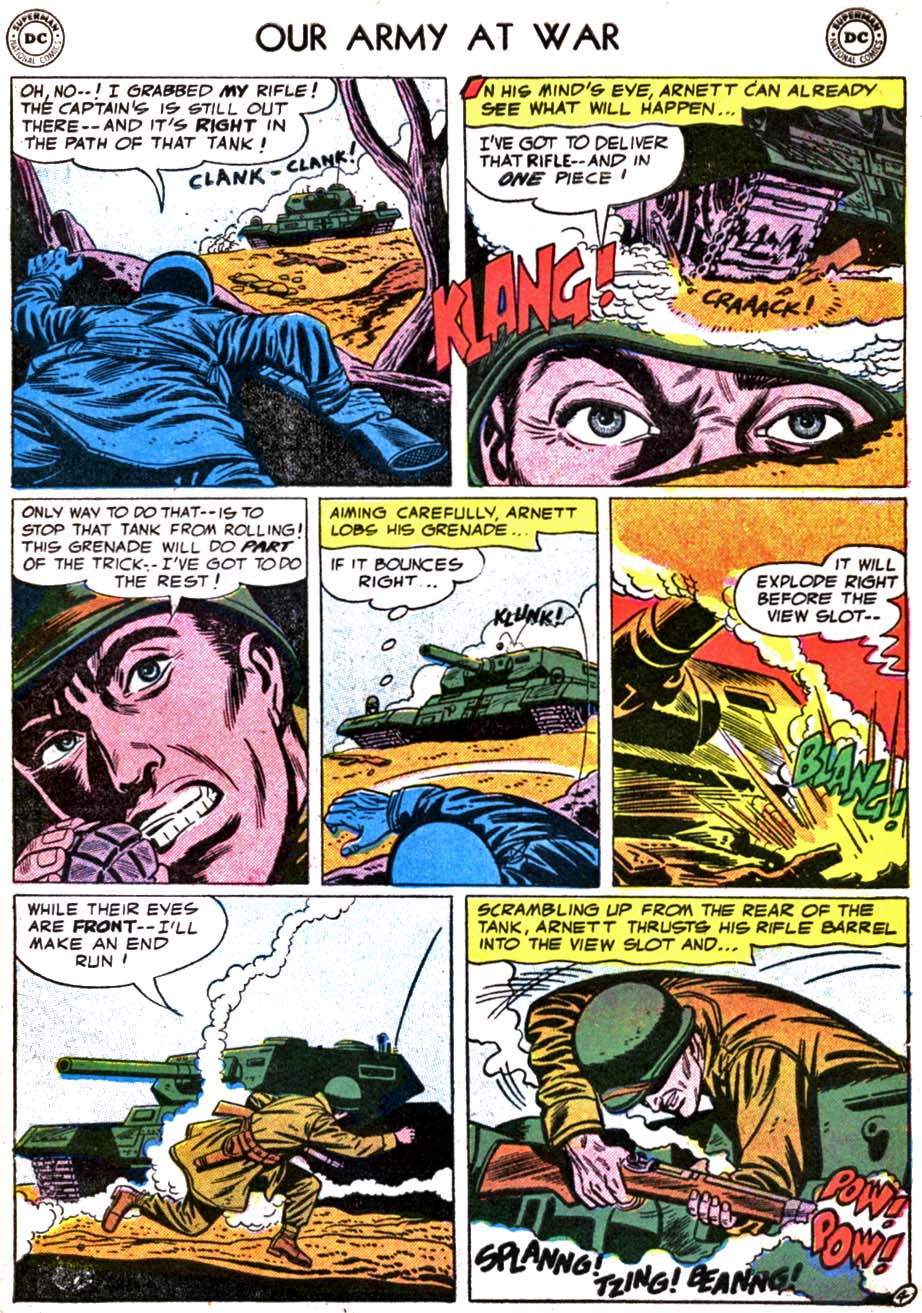 Read online Our Army at War (1952) comic -  Issue #39 - 31